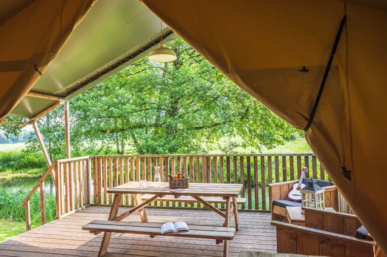 A scenery from Camping du Buisson