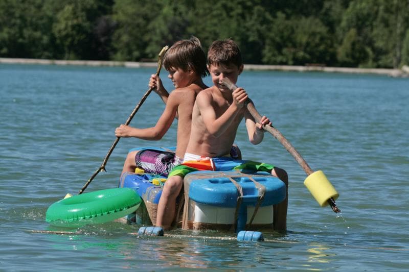 A scenery from Camping Les Rives du Lac