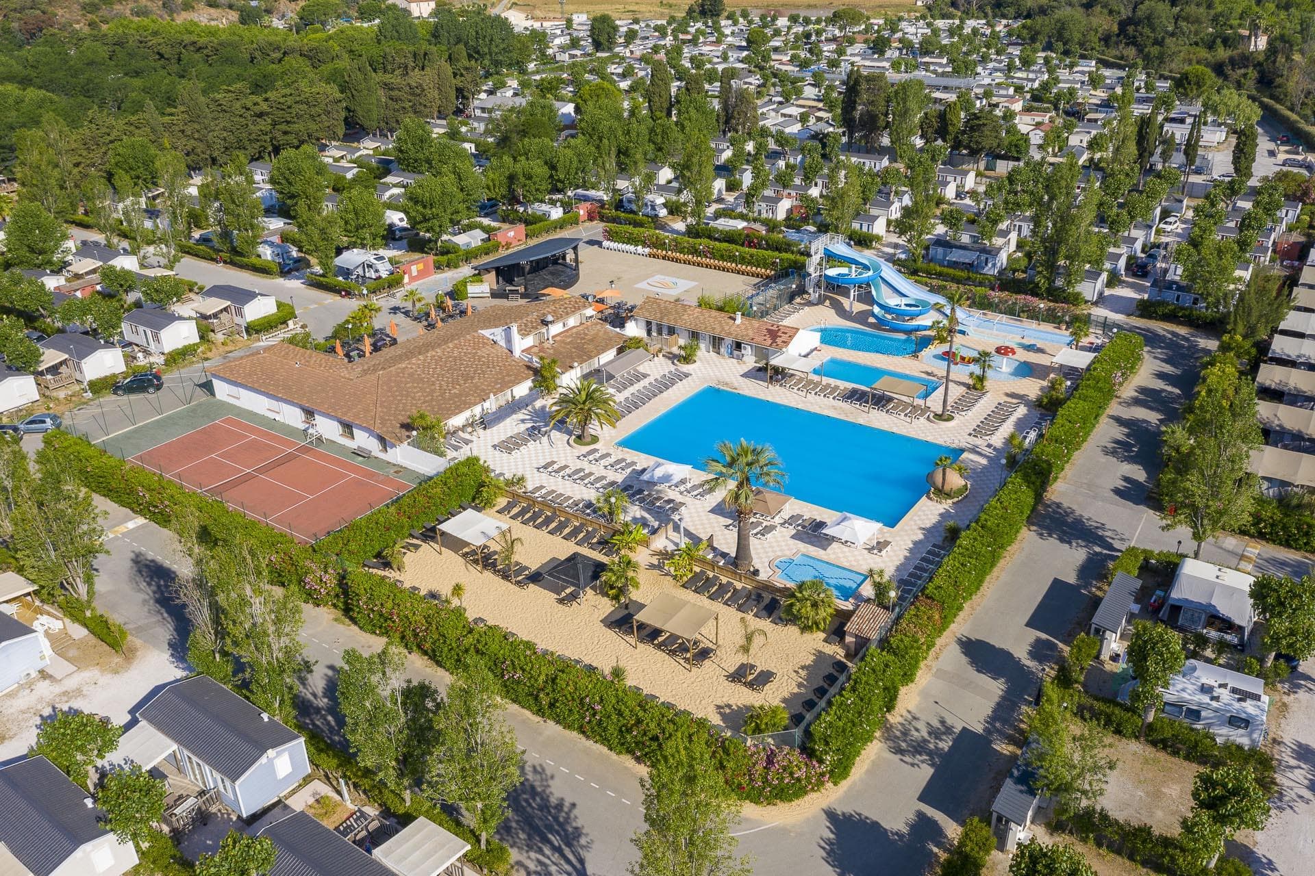 A scenery from Camping Sandaya Riviera d'Azur