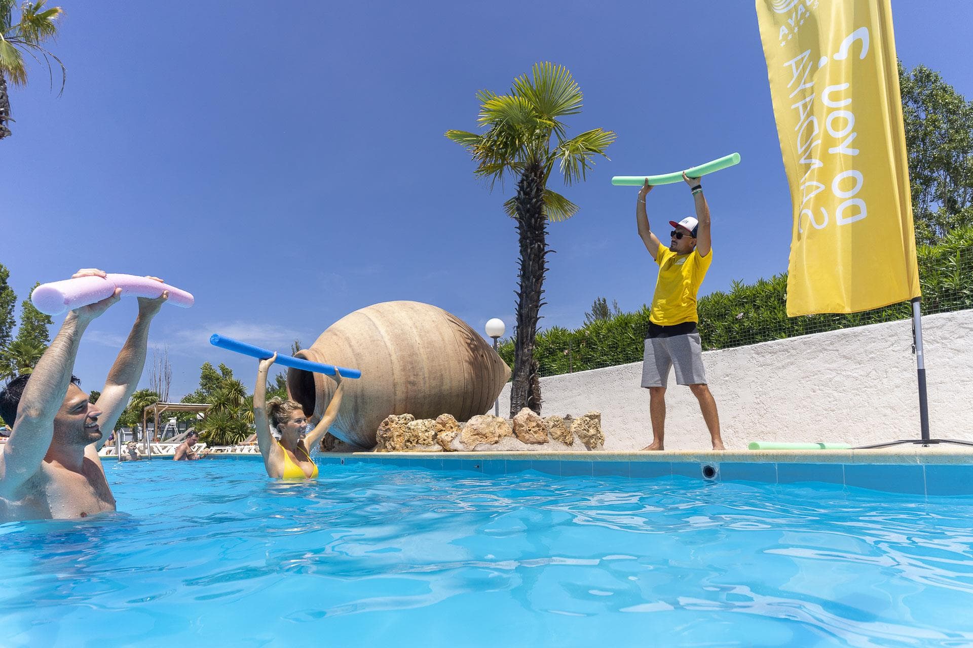 A scenery from Camping Sandaya Riviera d'Azur