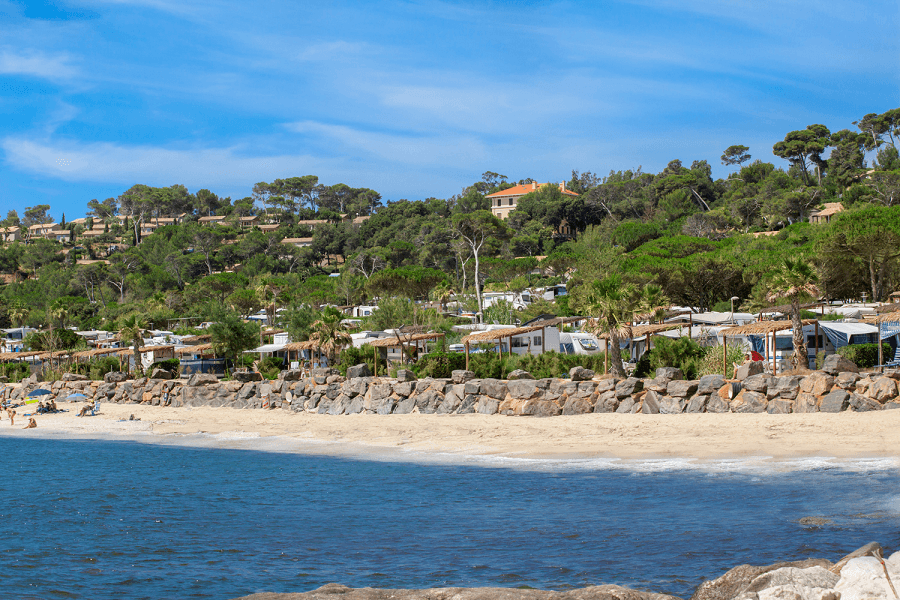 A scenery from Camp du Domaine