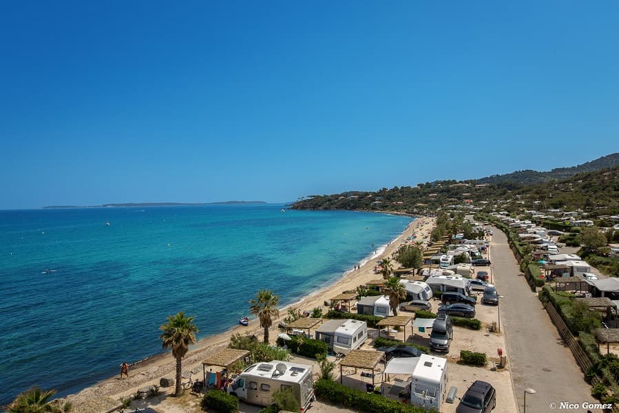 A scenery from Camp du Domaine