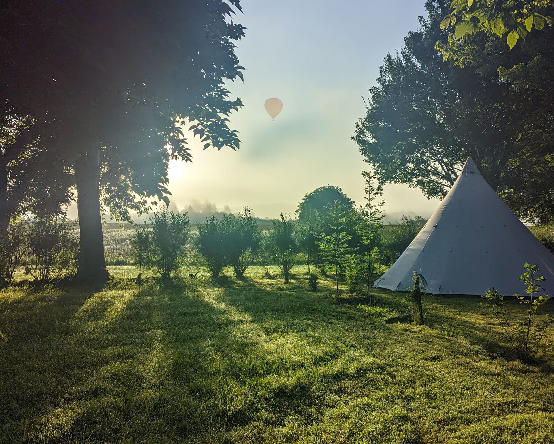 A scenery from Camping les Cinq Châteaux