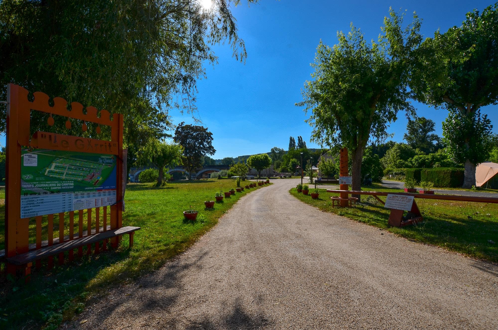 A scenery from Camping Le Garrit