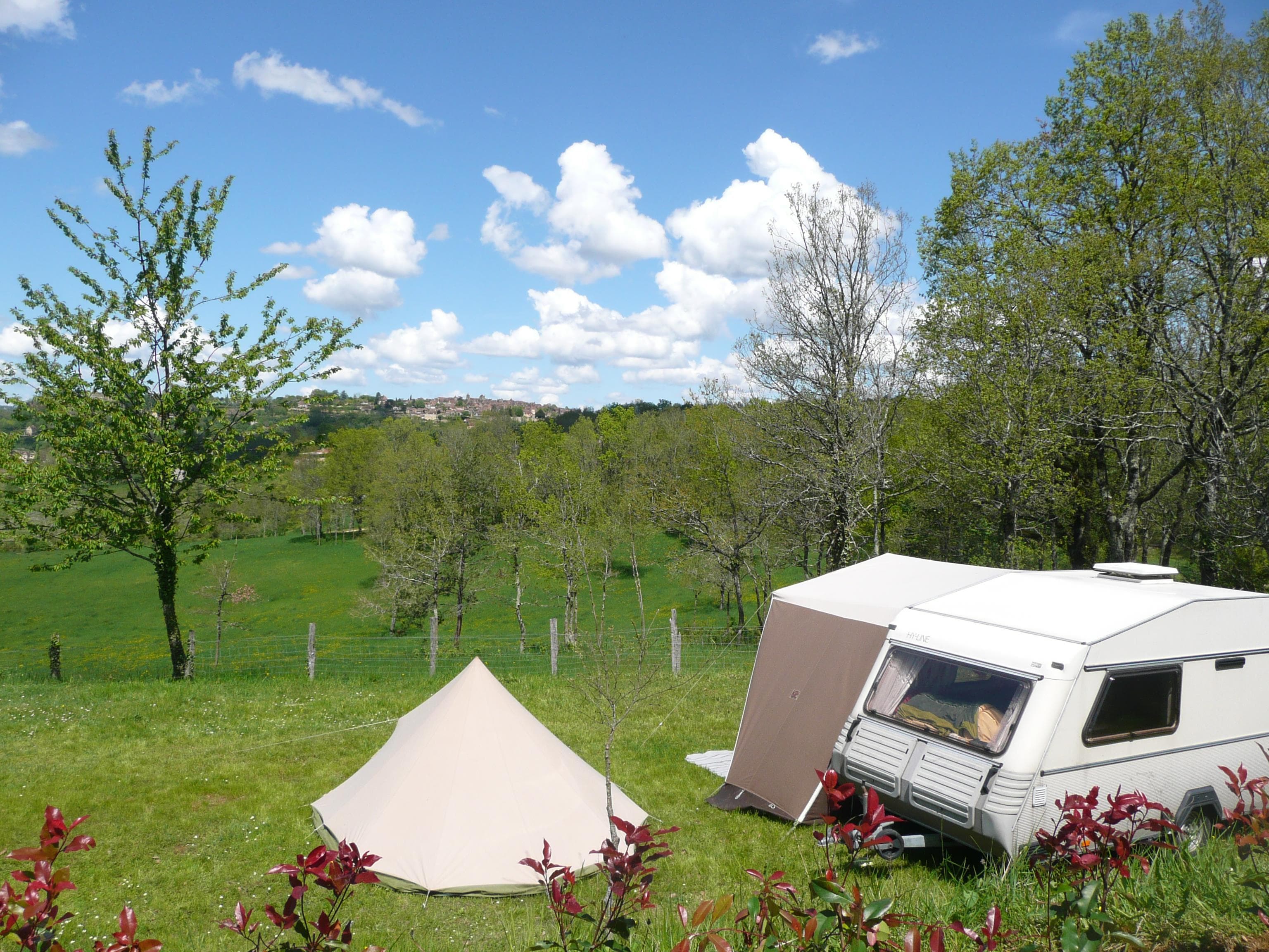 A scenery from Camping Le Pech de Caumont