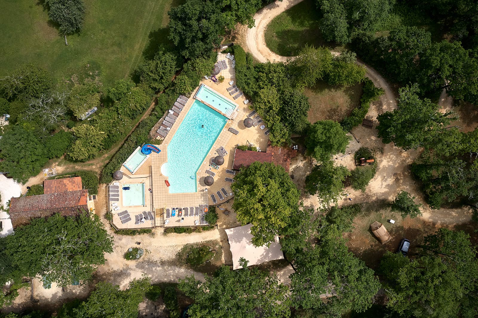A scenery from Camping Le Pech Charmant