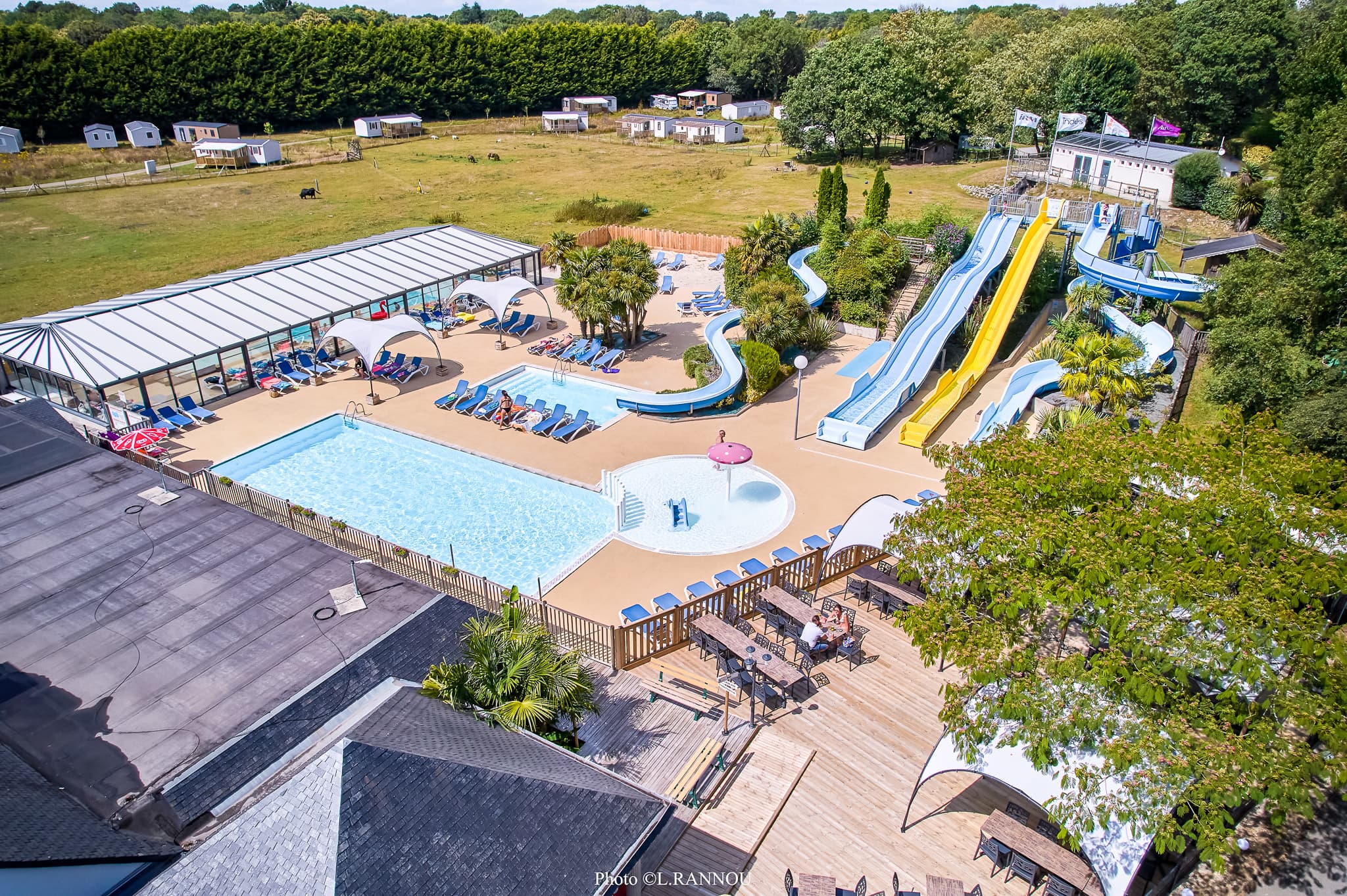 A scenery from Camping Les Jardins du Morbihan
