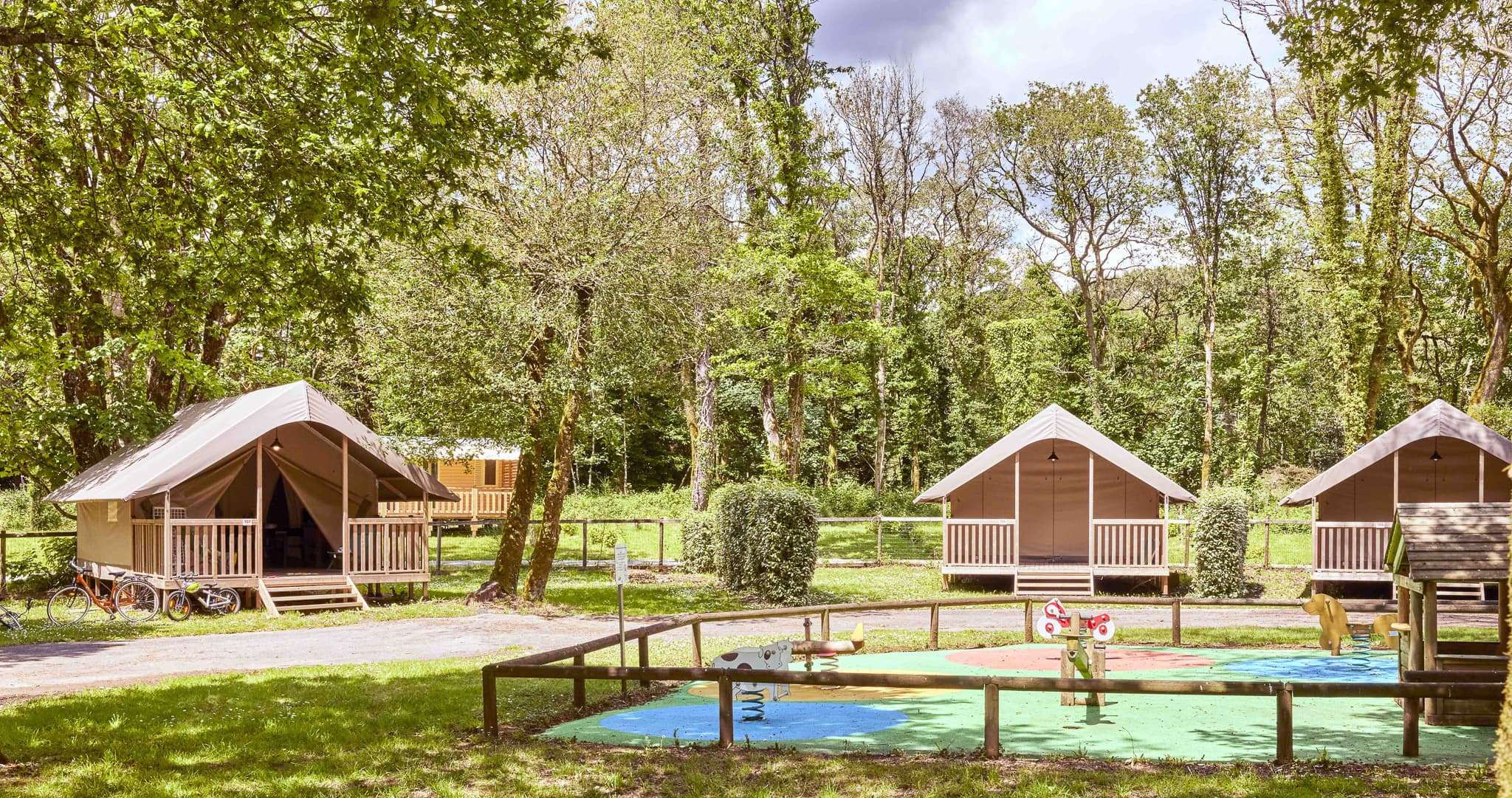 A scenery from Camping Les Jardins du Morbihan