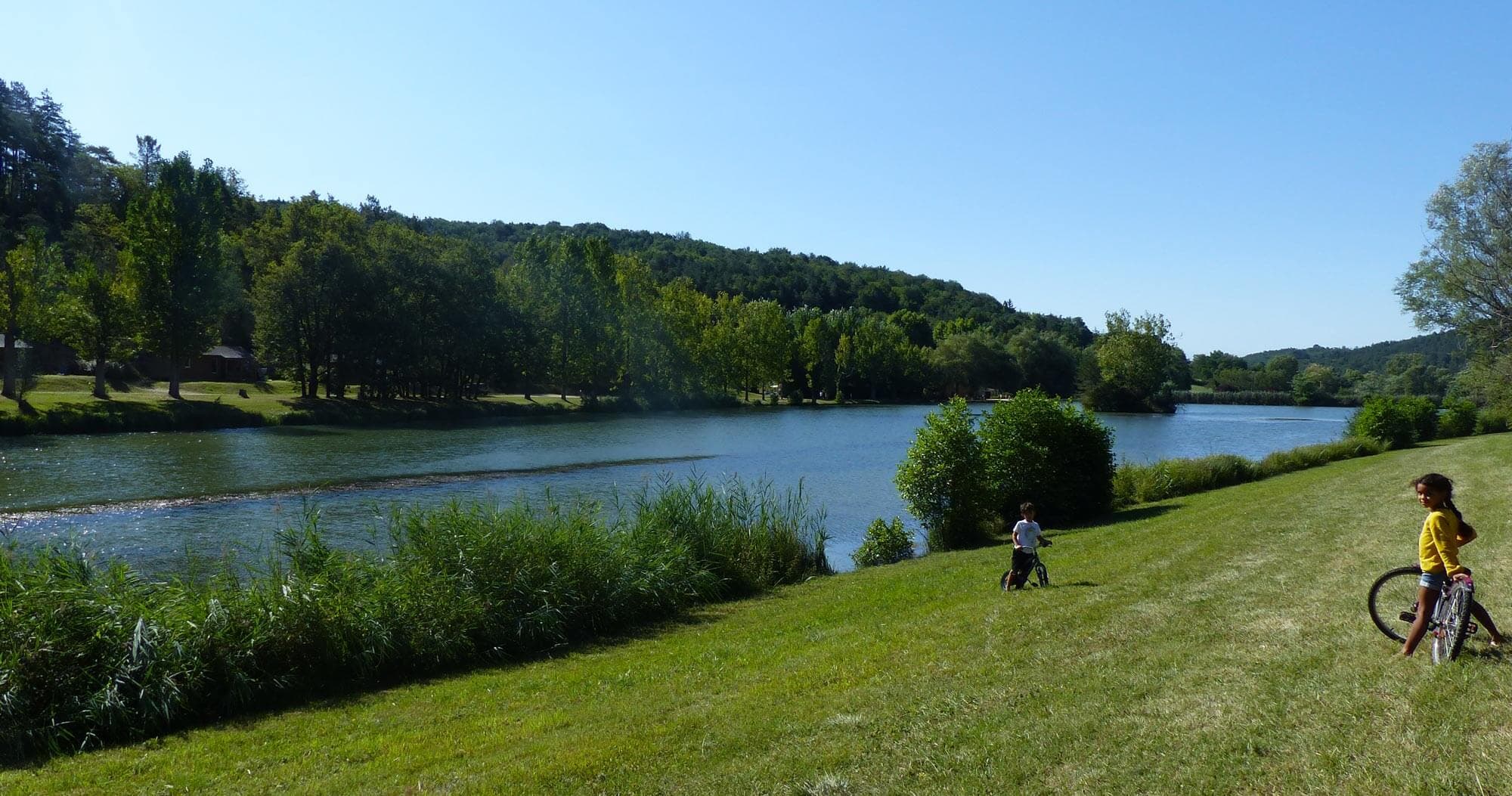 A scenery from Camping Domaine du Lac