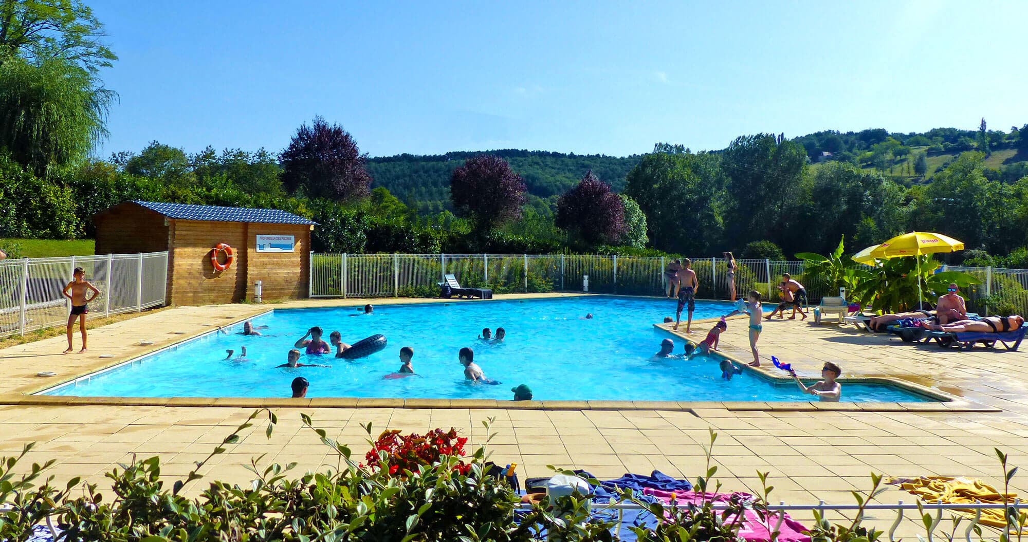 A scenery from Camping Domaine du Lac