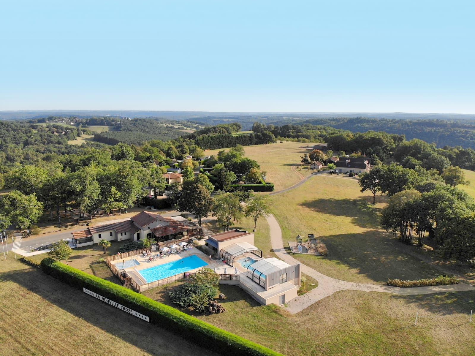 A scenery from Camping La Nouvelle Croze
