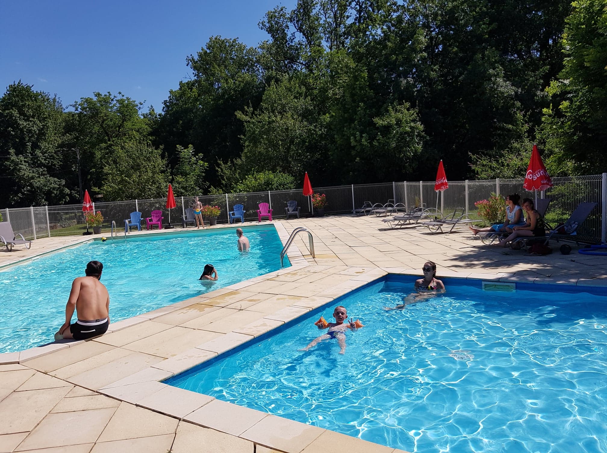 A scenery from Camping de l'Ilot