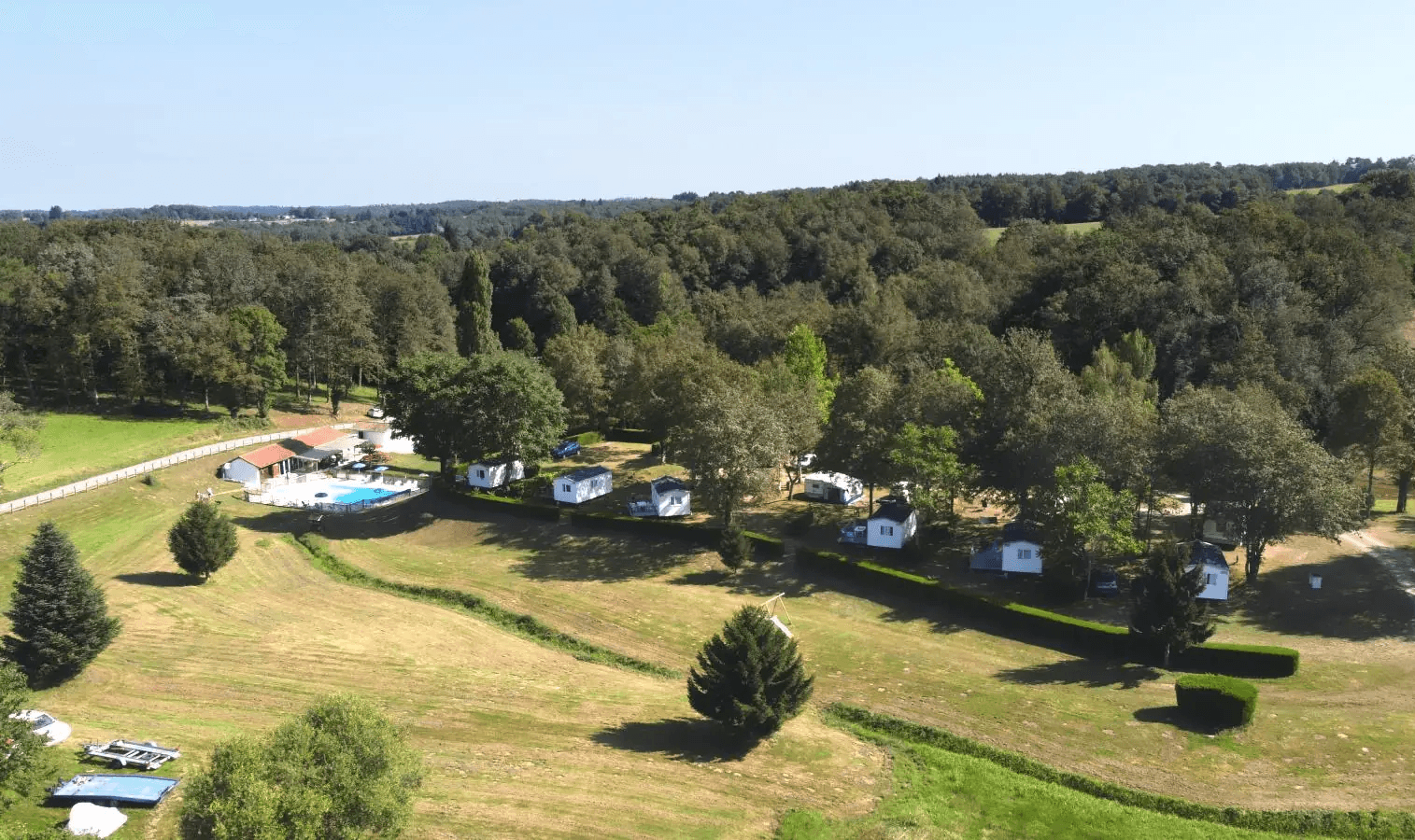 A scenery from Camping La Ripole