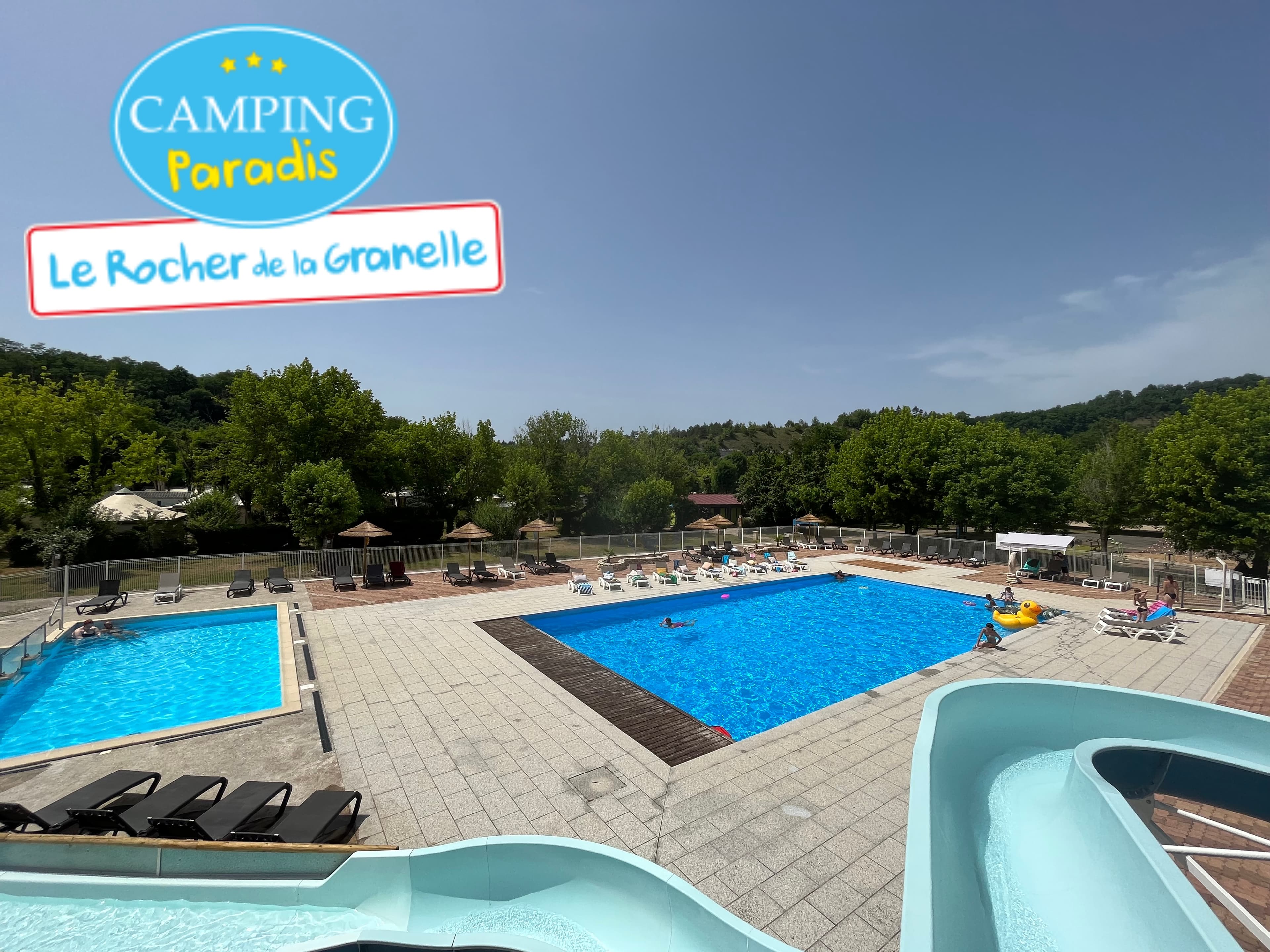 A scenery from CAMPING Paradis Le Rocher DE LA Granelle