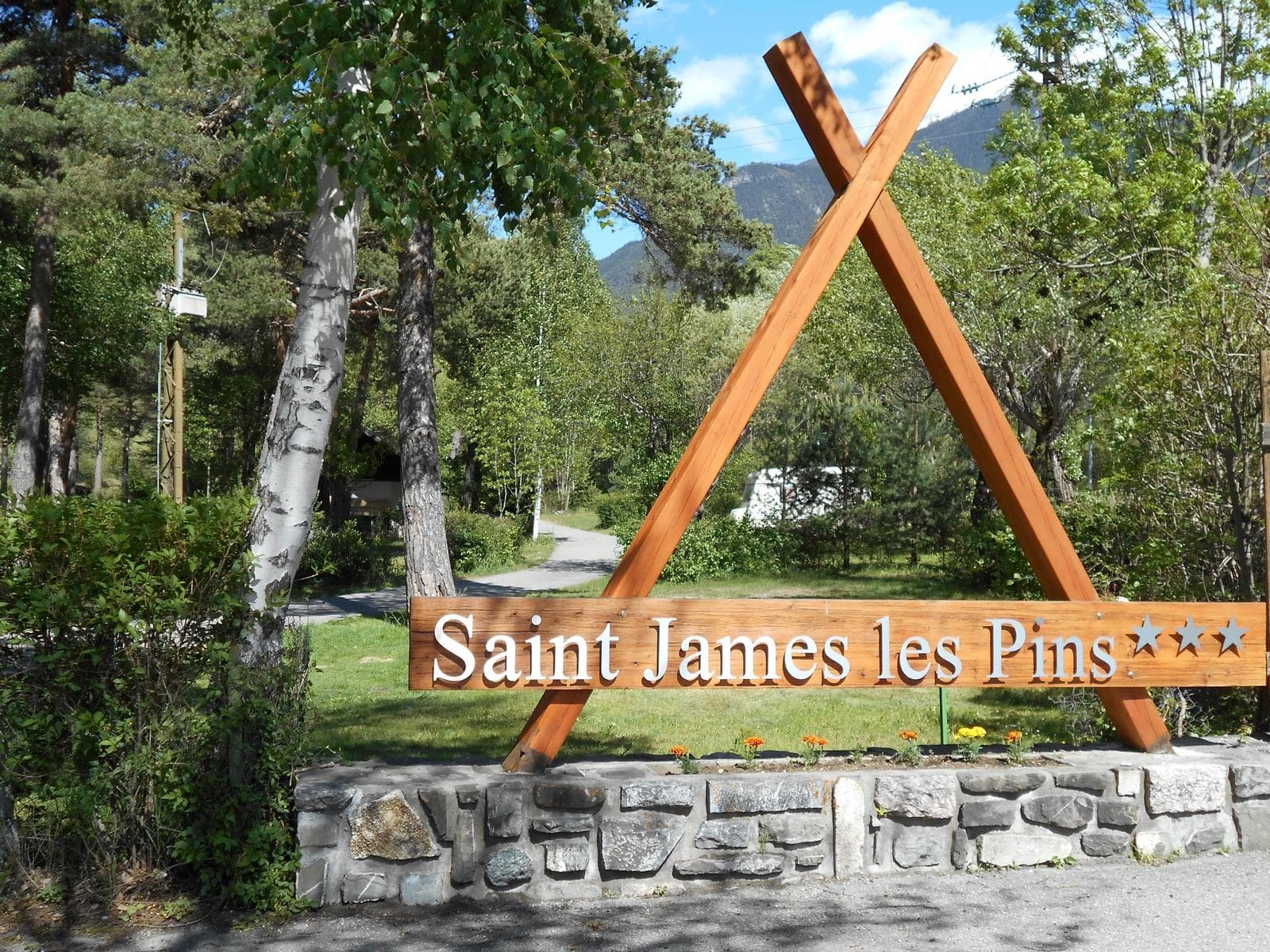 A scenery from Camping Chalets Résidentiels SAINT JAMES LES PINS