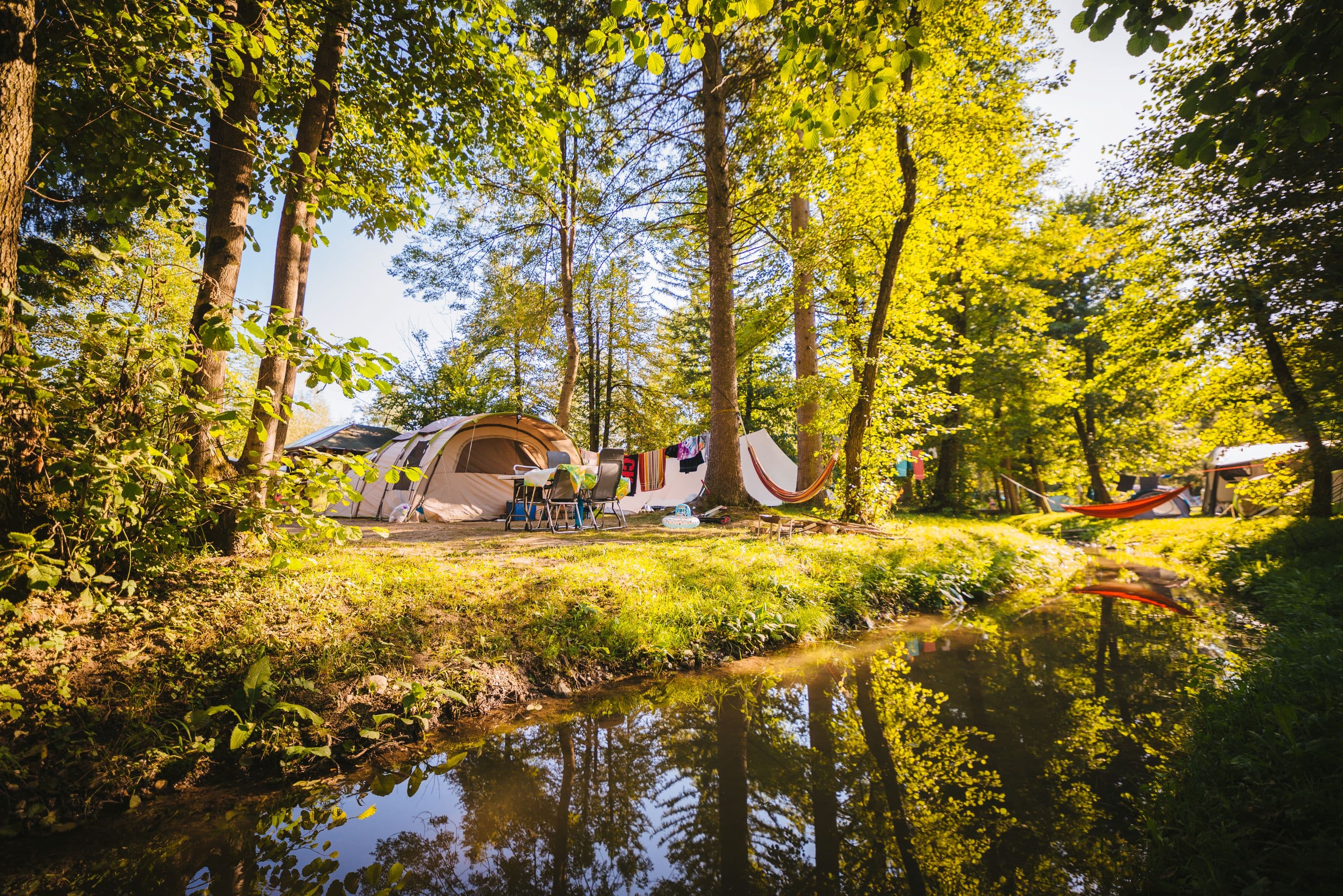 A scenery from Camping Menina
