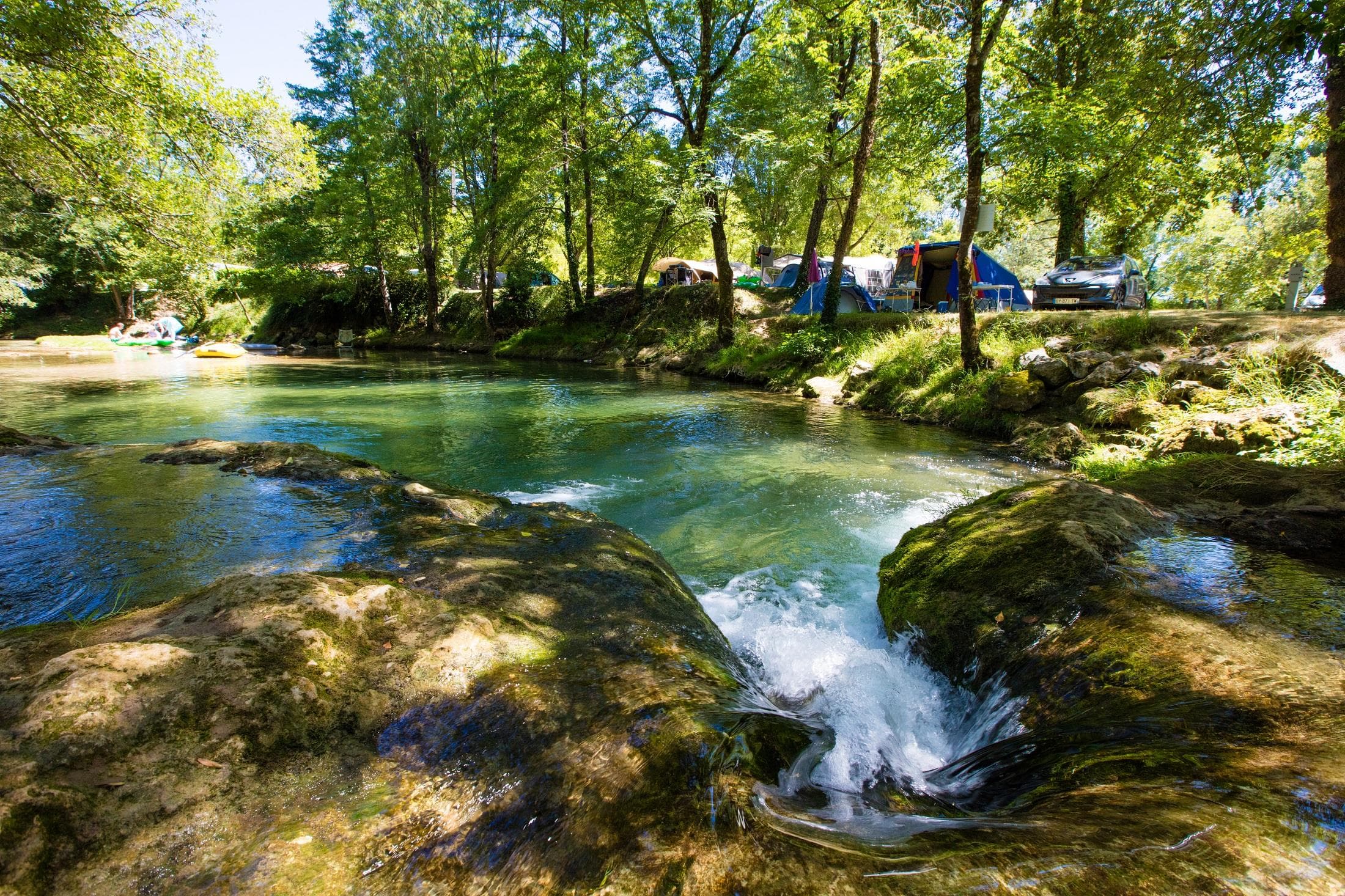 A scenery from Camping Les Cascades