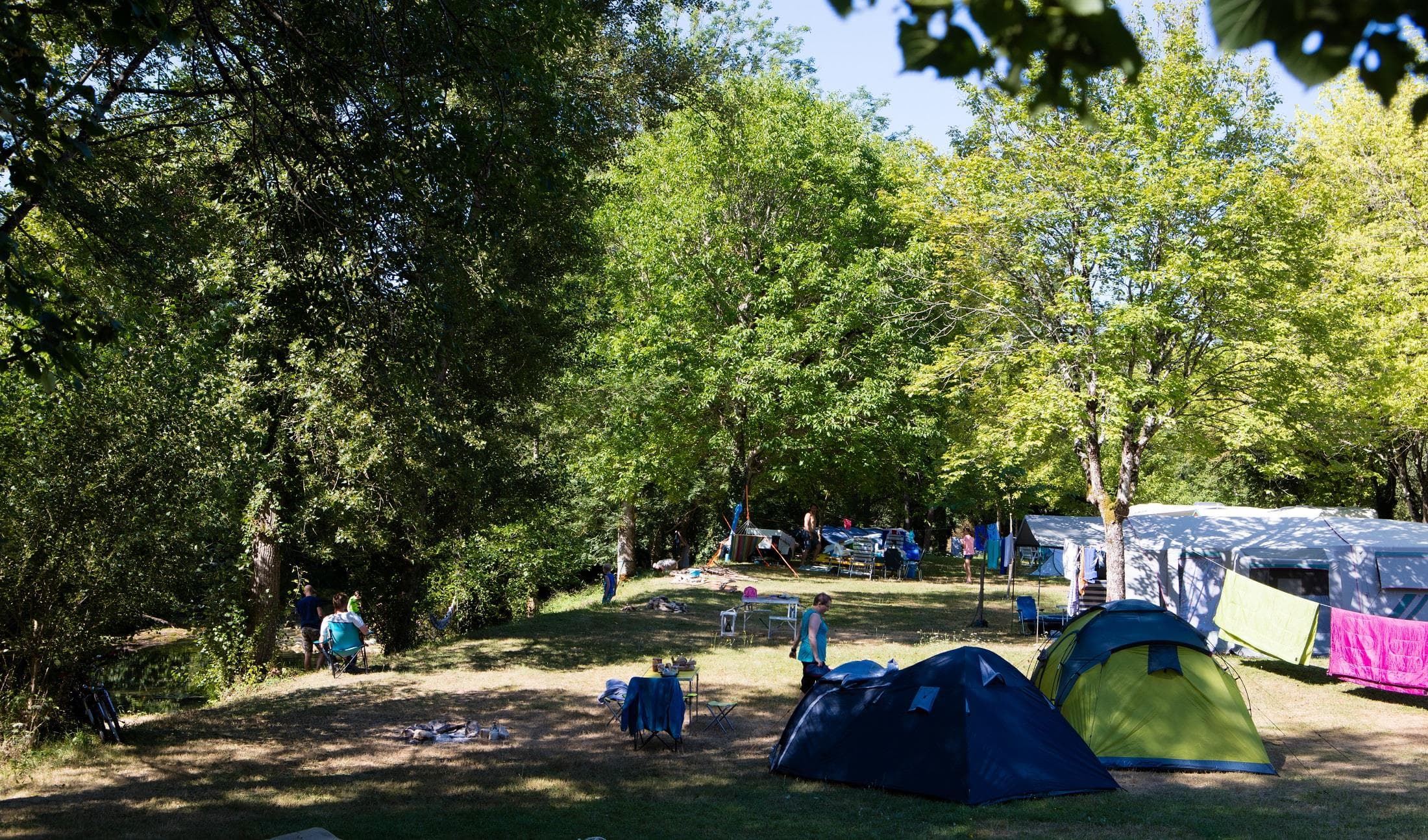 A scenery from Camping Les Cascades