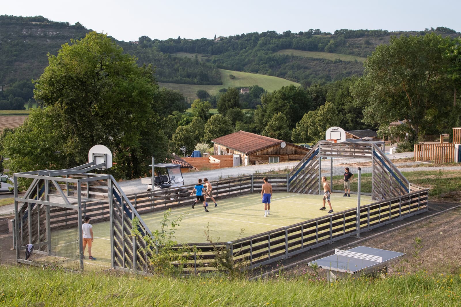 A scenery from Huttopia Pays de Cordes sur Ciel
