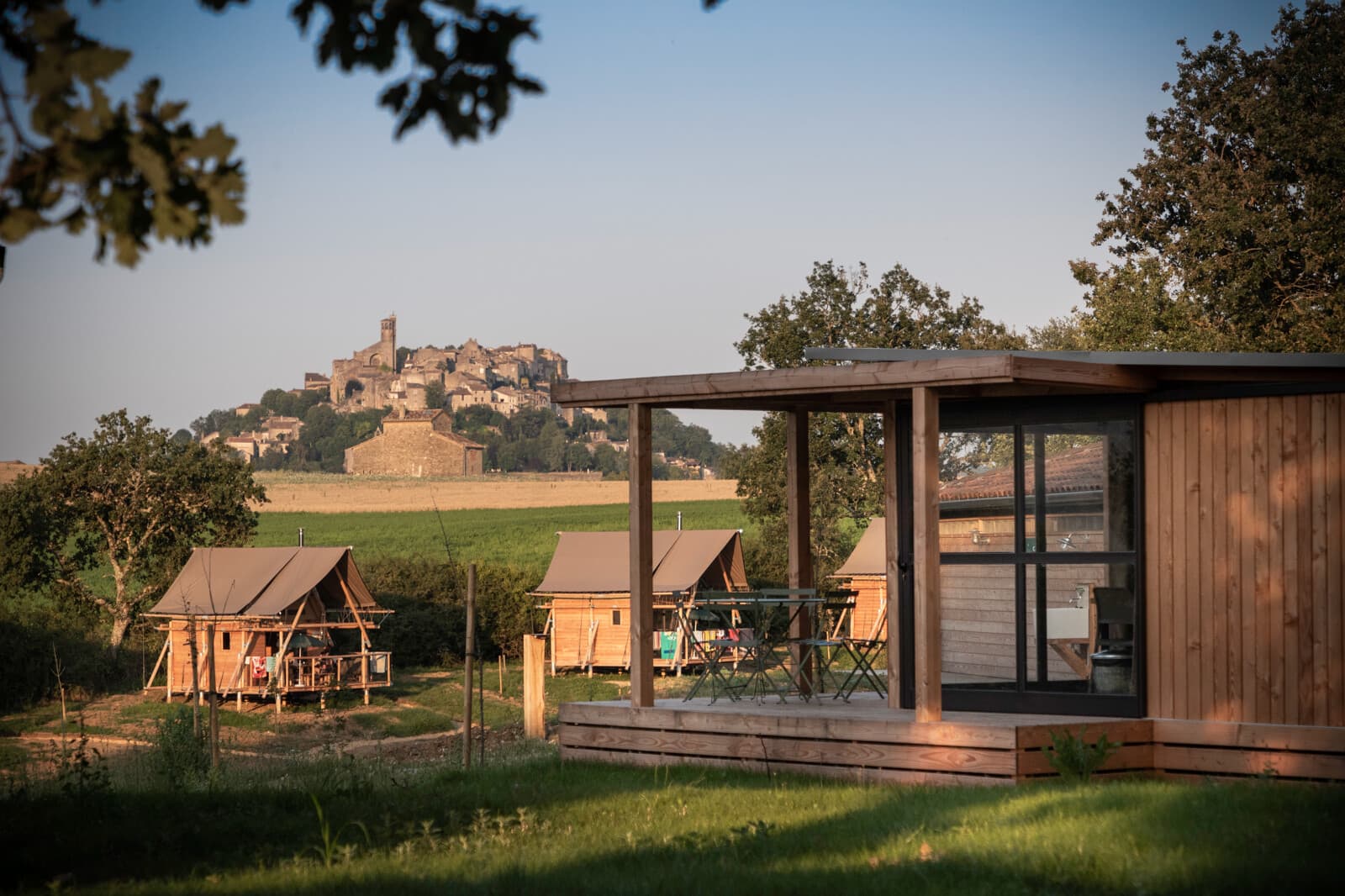 A scenery from Huttopia Pays de Cordes sur Ciel