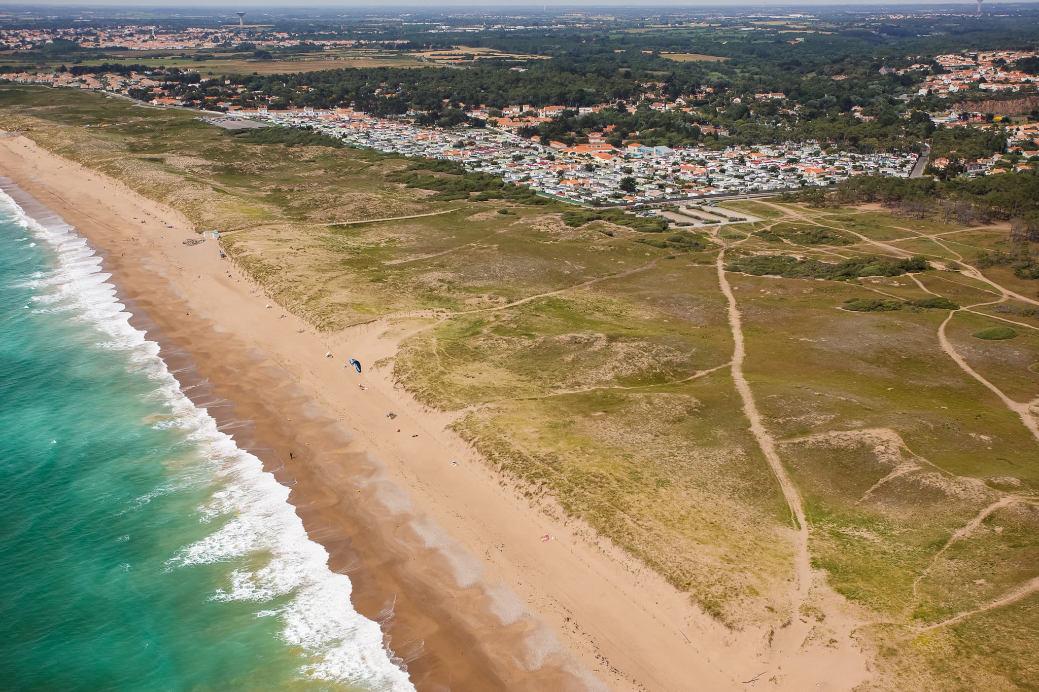A scenery from Camping Les Dunes