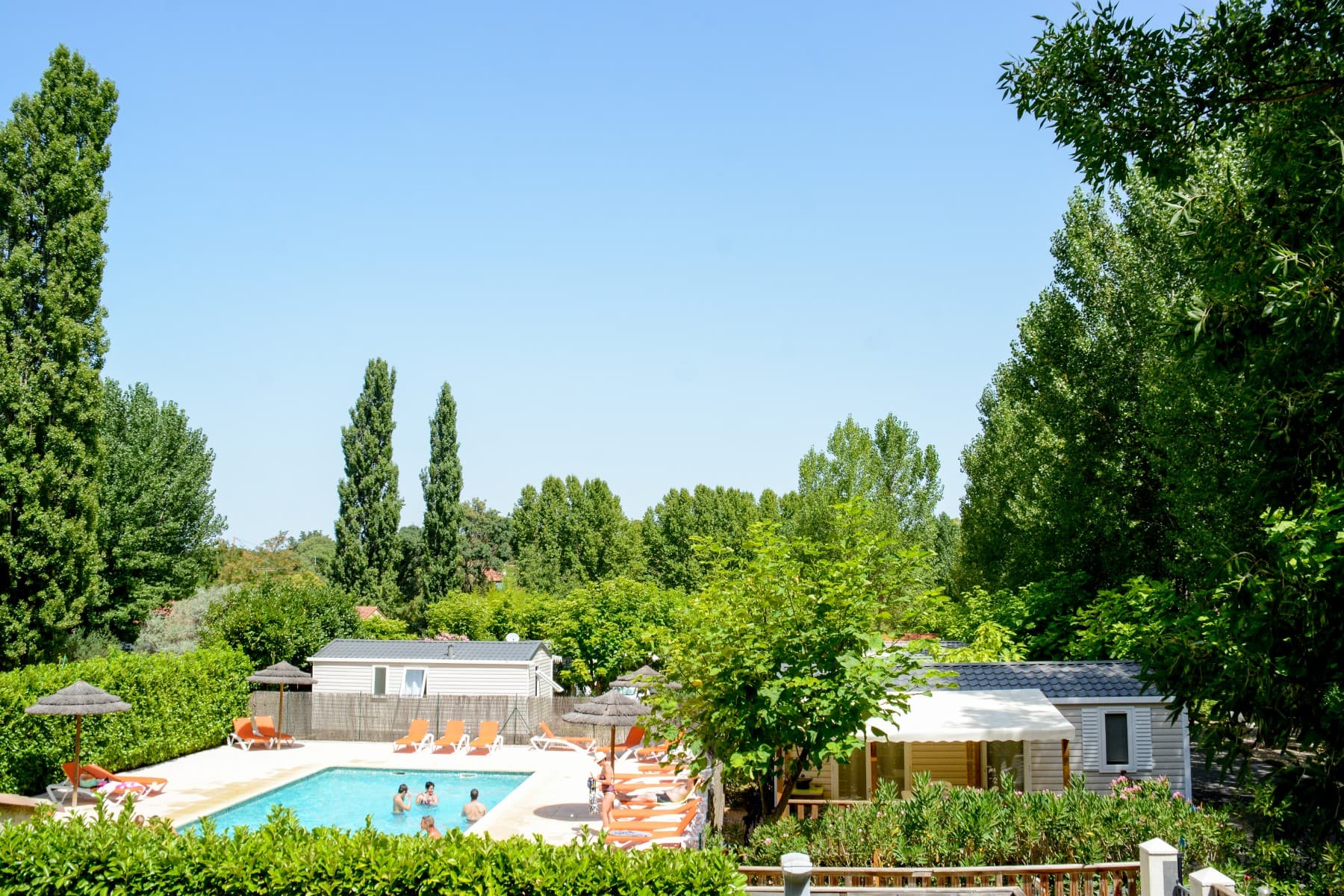 A scenery from Camping les Fouguières