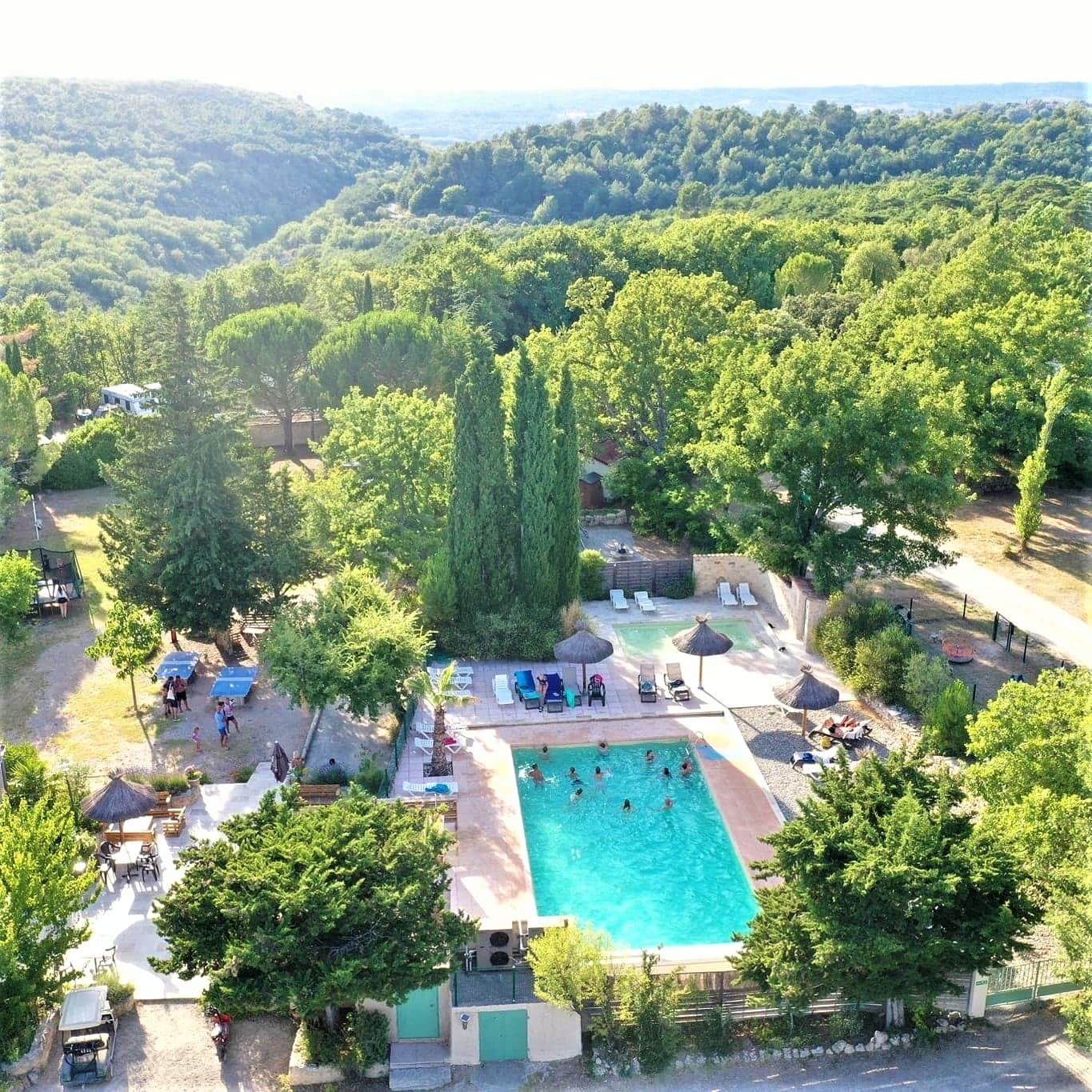 A scenery from Camping L'Avelanède