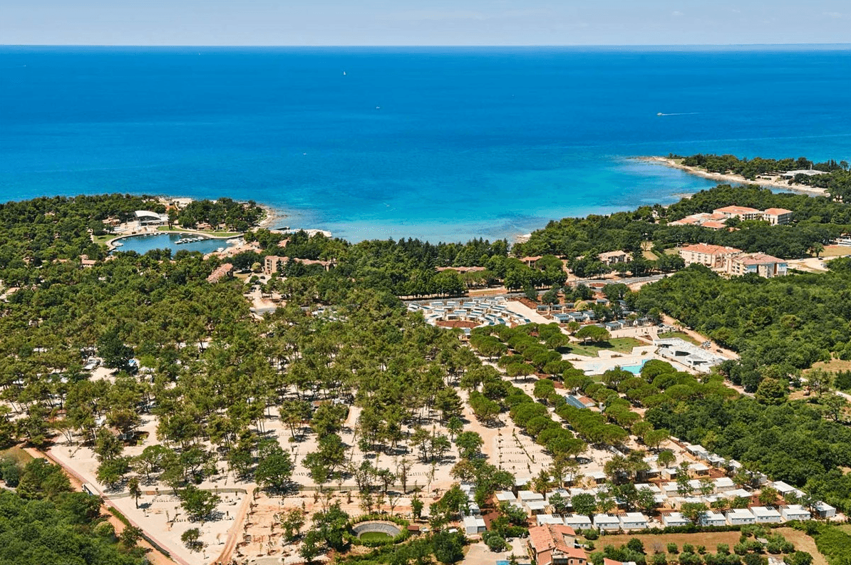 A scenery from Camping Stella Maris
