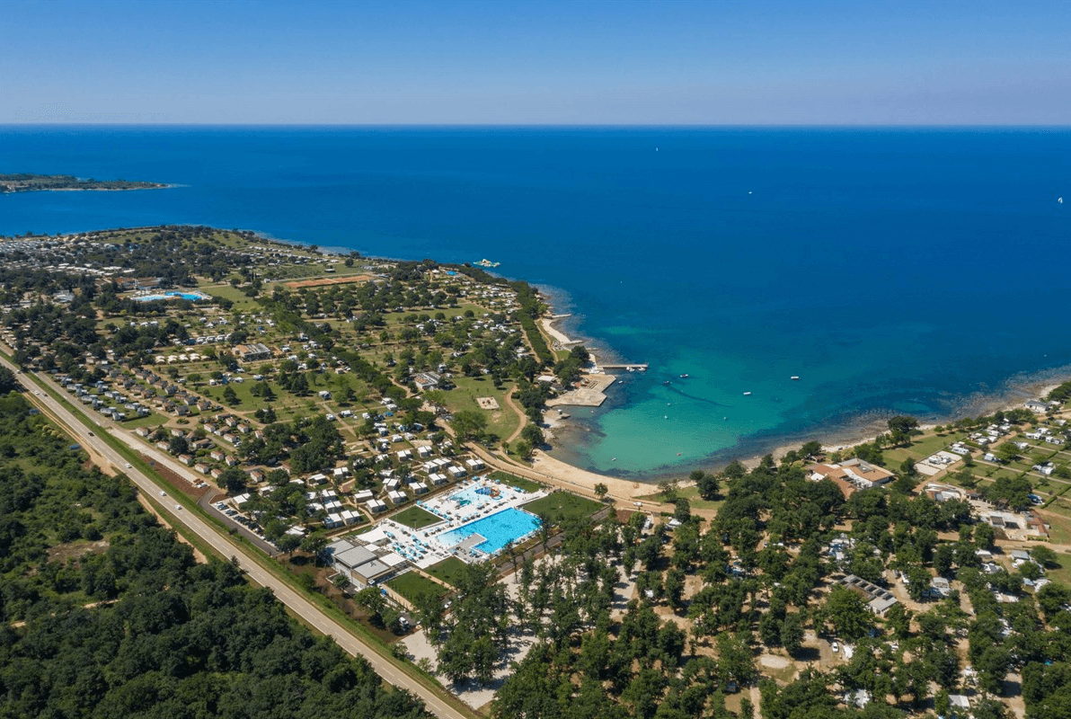 A scenery from Camping Park Umag