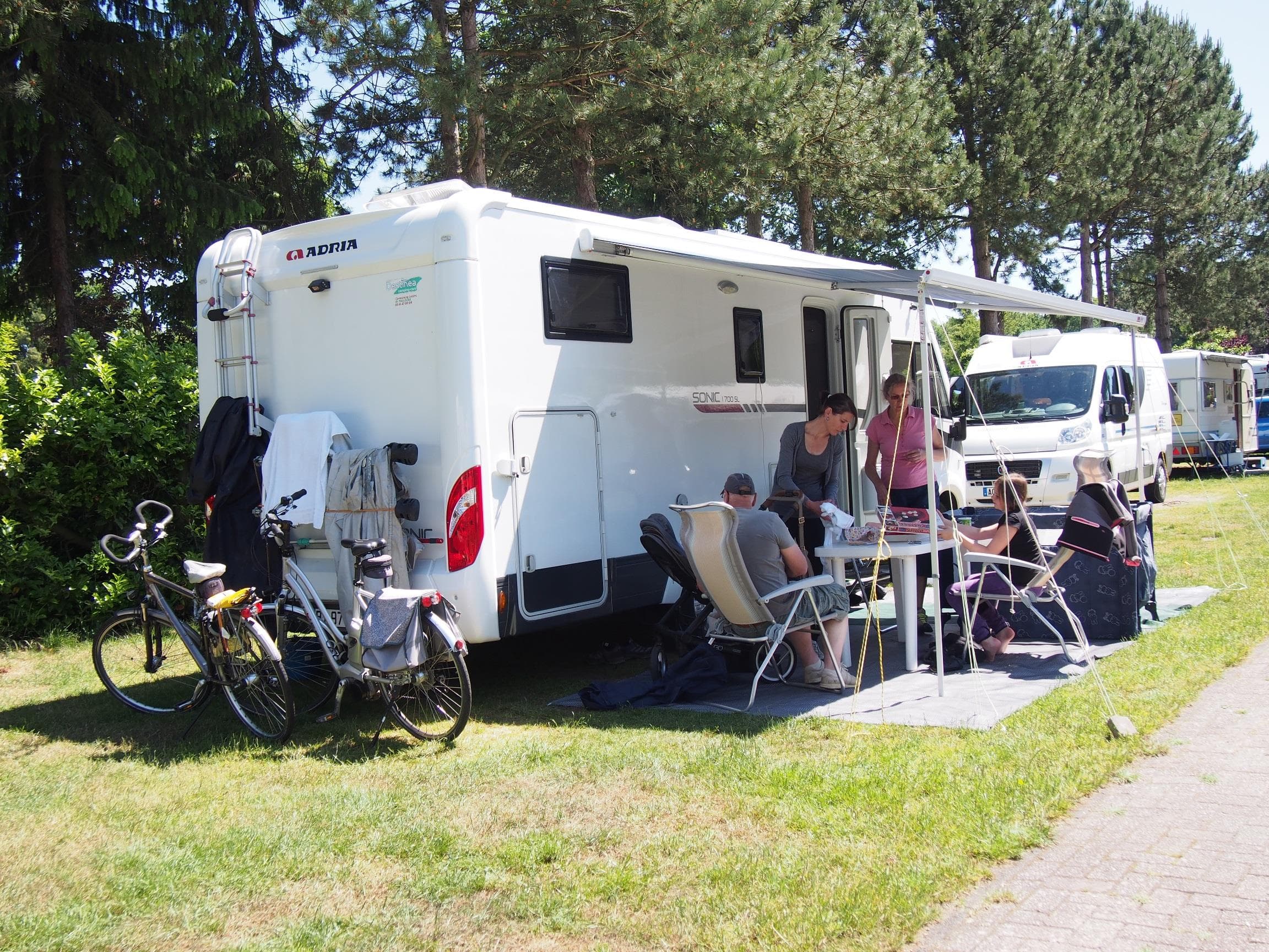 A scenery from Camping Liesbos