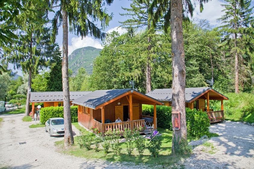 A scenery from Camping des Neiges