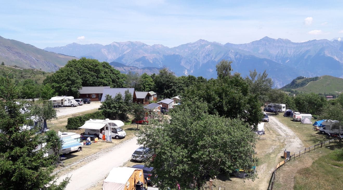 A scenery from Camping du Col