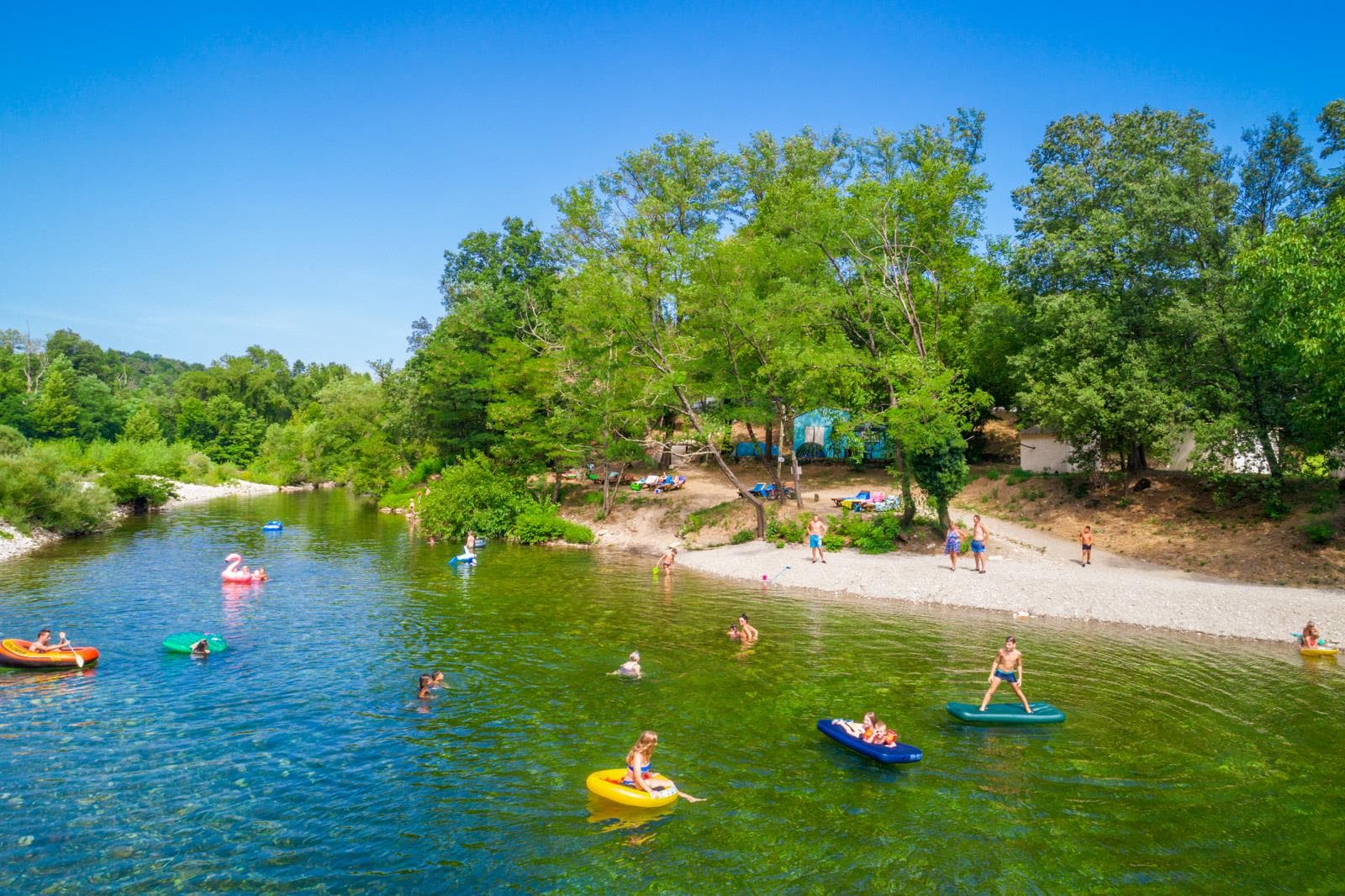A scenery from Camping Les Plans