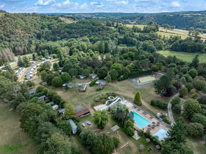 A scenery from Camping Les Gorges du Chambon