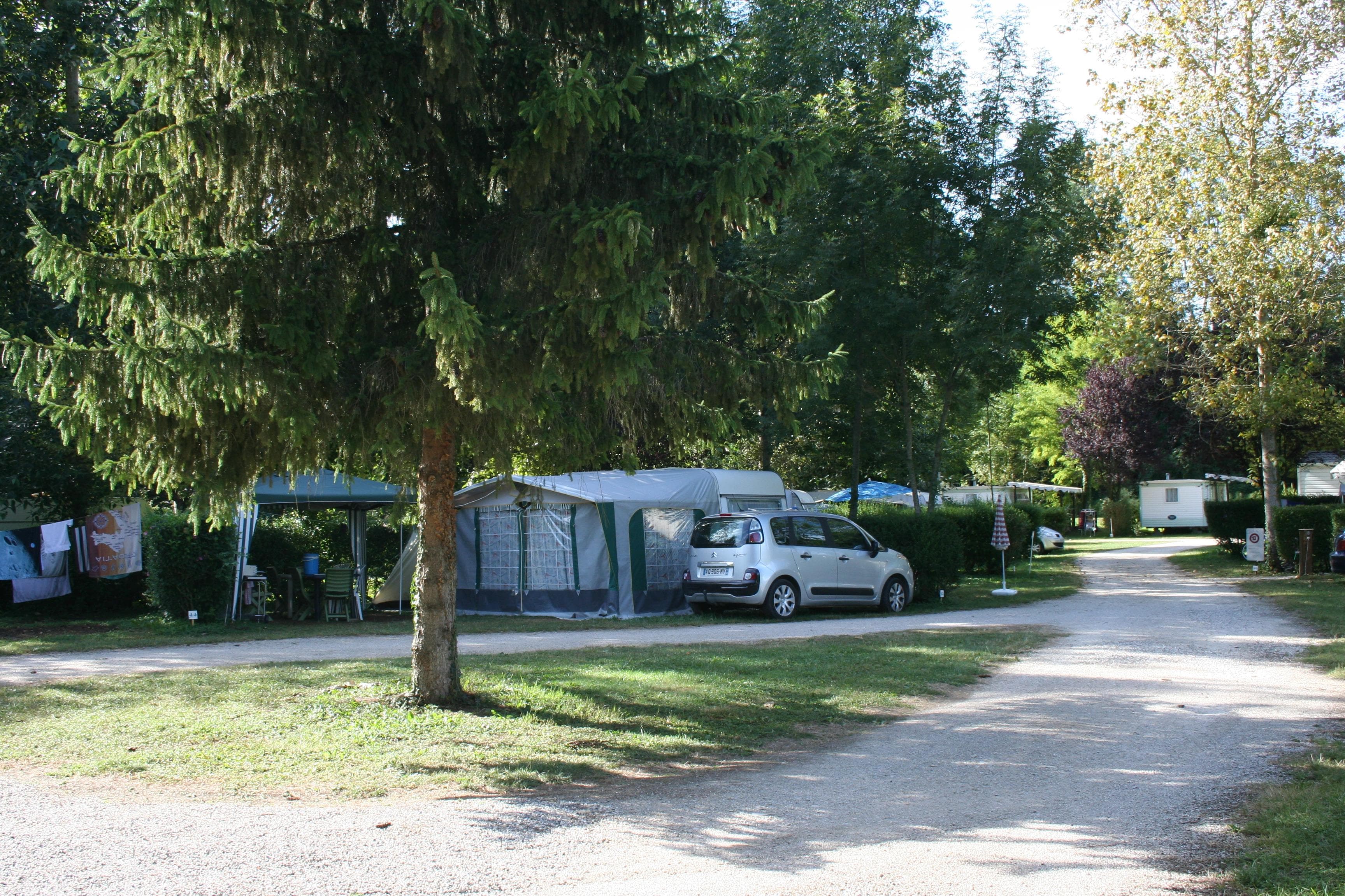 A scenery from Camping de Saumont