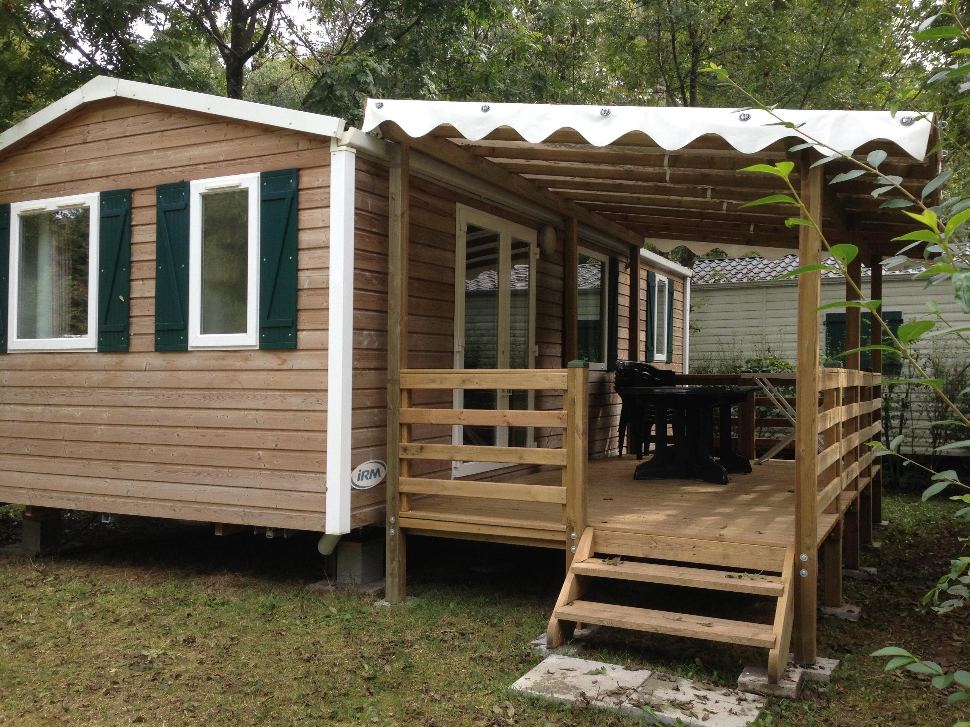 A scenery from Camping de Saumont