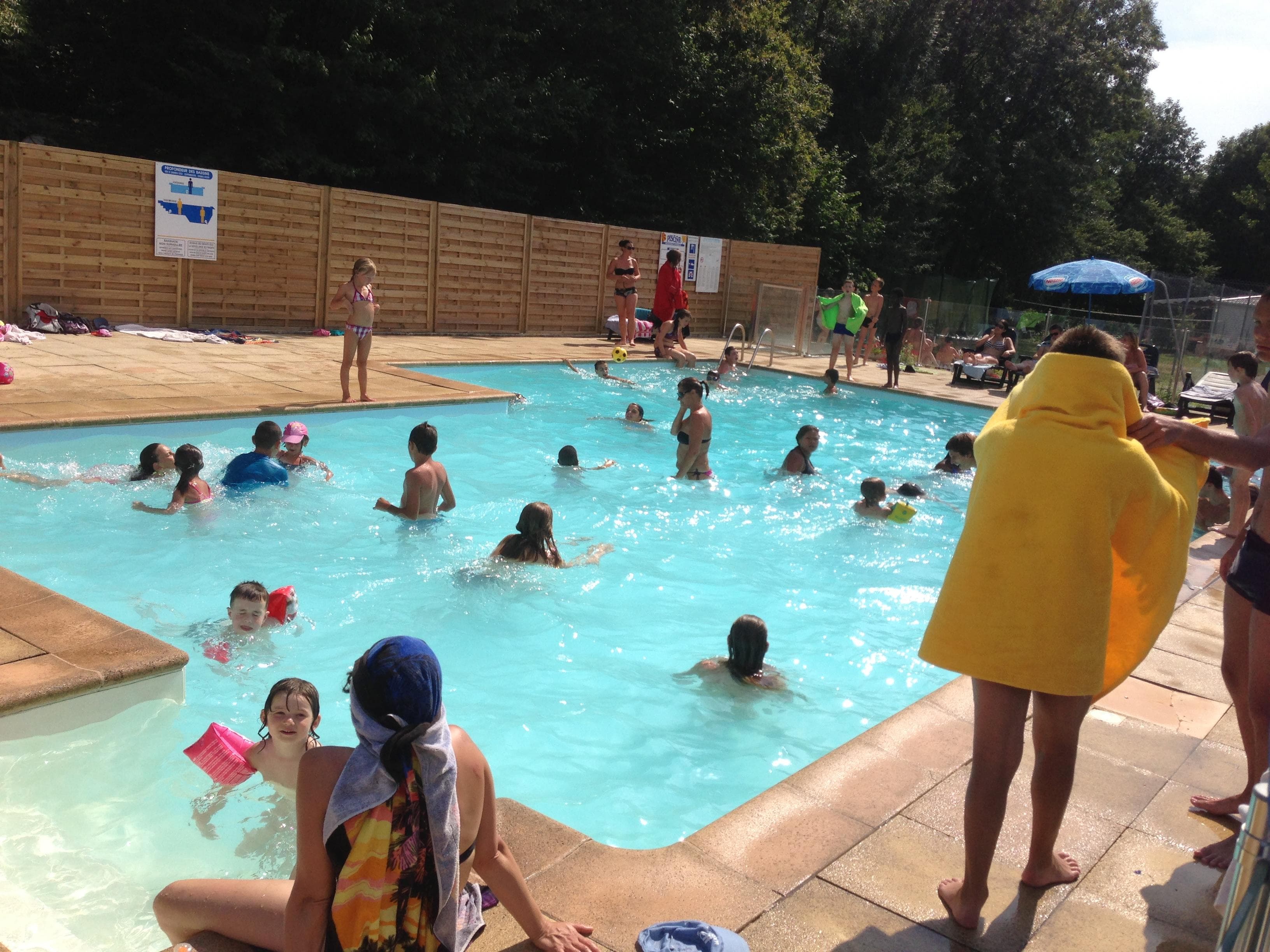 A scenery from Camping de Saumont