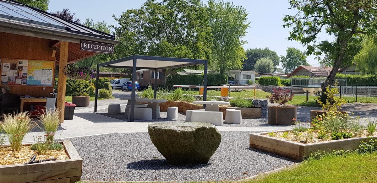 A scenery from Camping du Chatelet