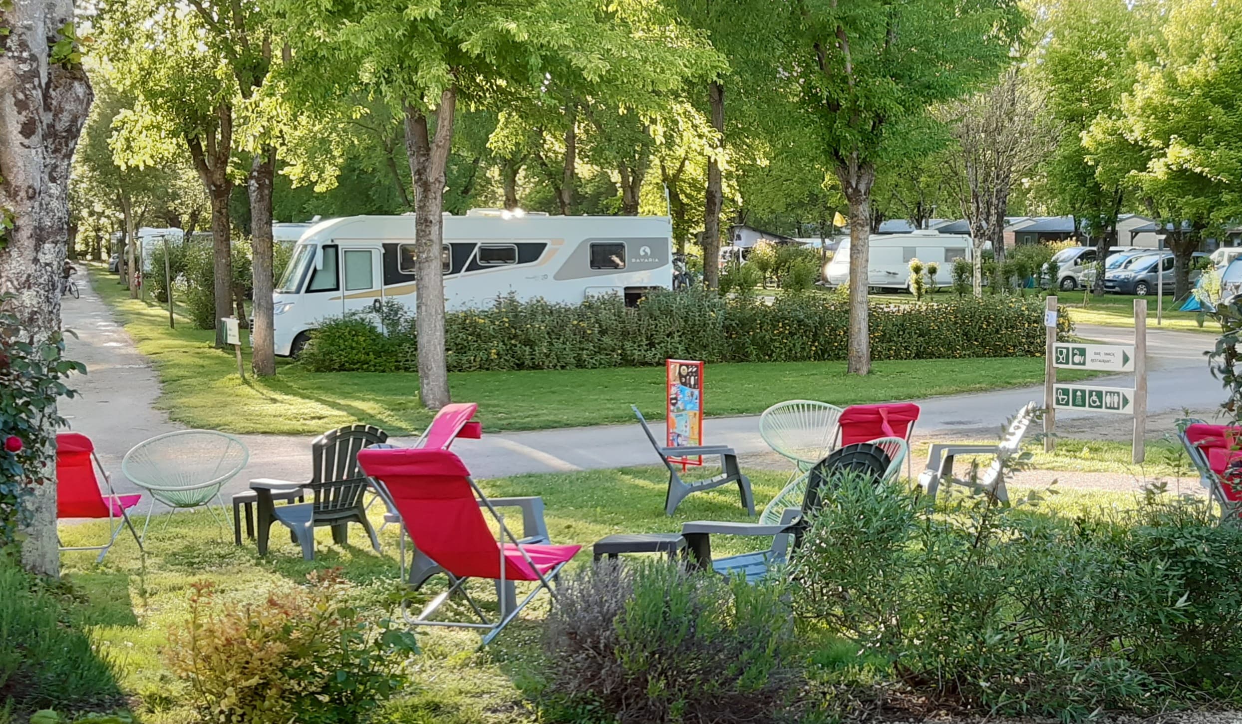 A scenery from Camping La Venise Verte