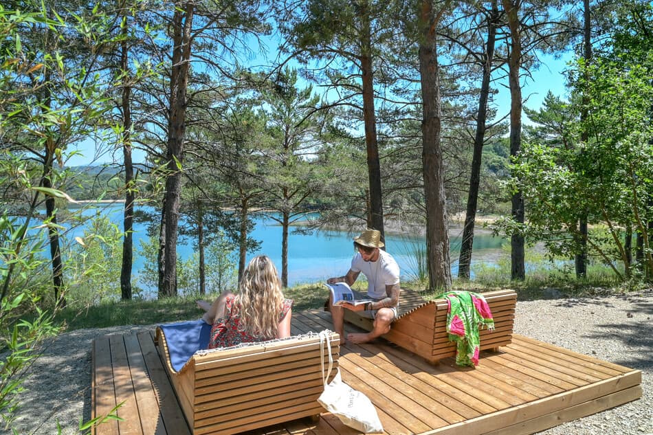 A scenery from Camping La Farigoulette