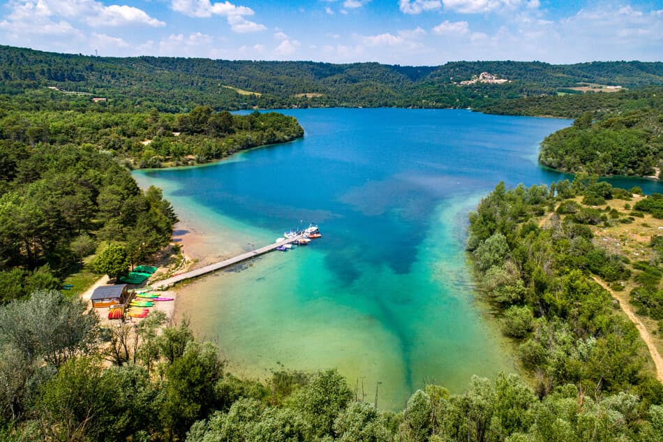 A scenery from Camping La Farigoulette