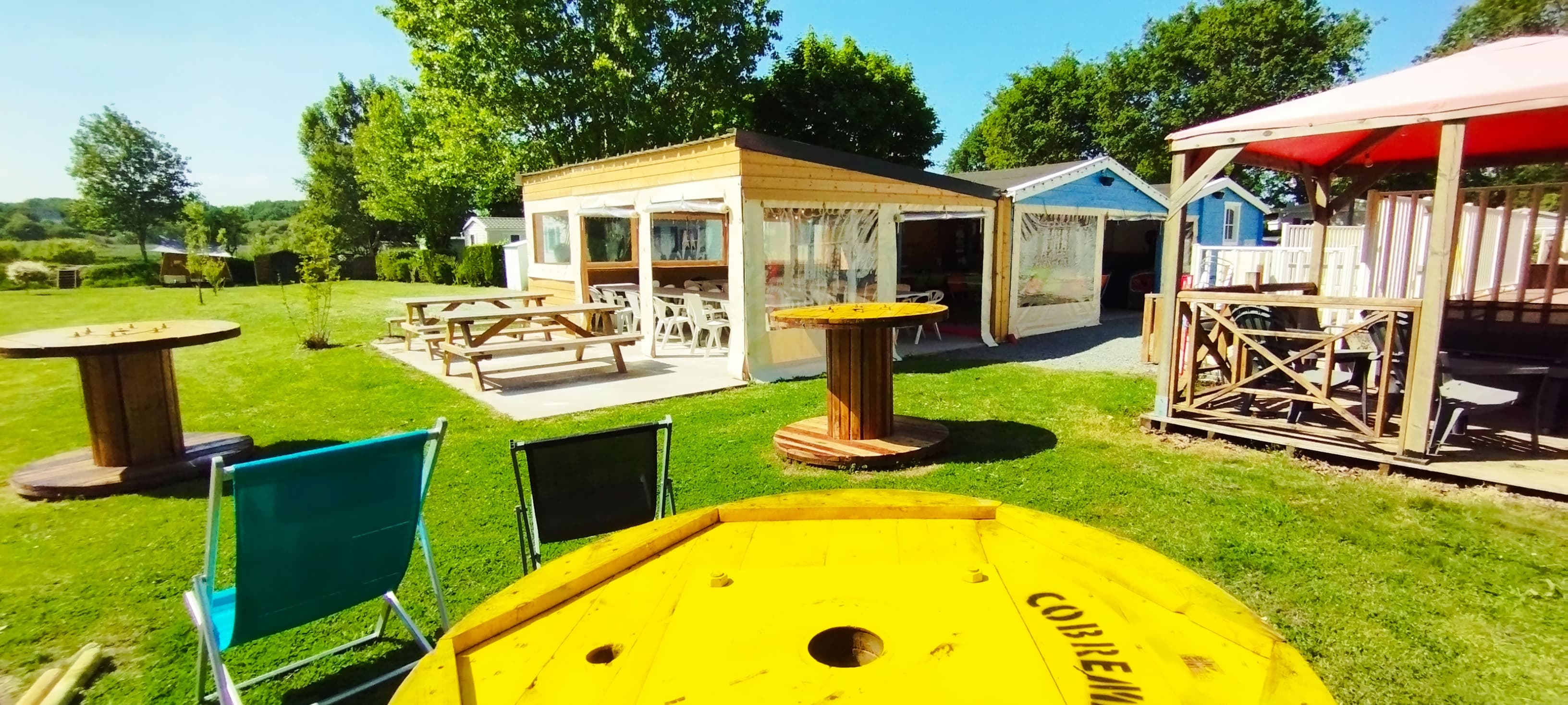 A scenery from Camping Les Embruns