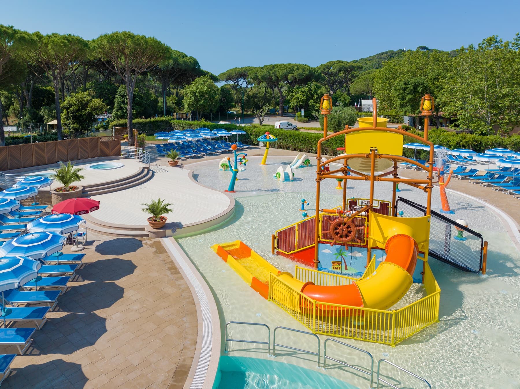 A scenery from Camping Village Baia Azzurra