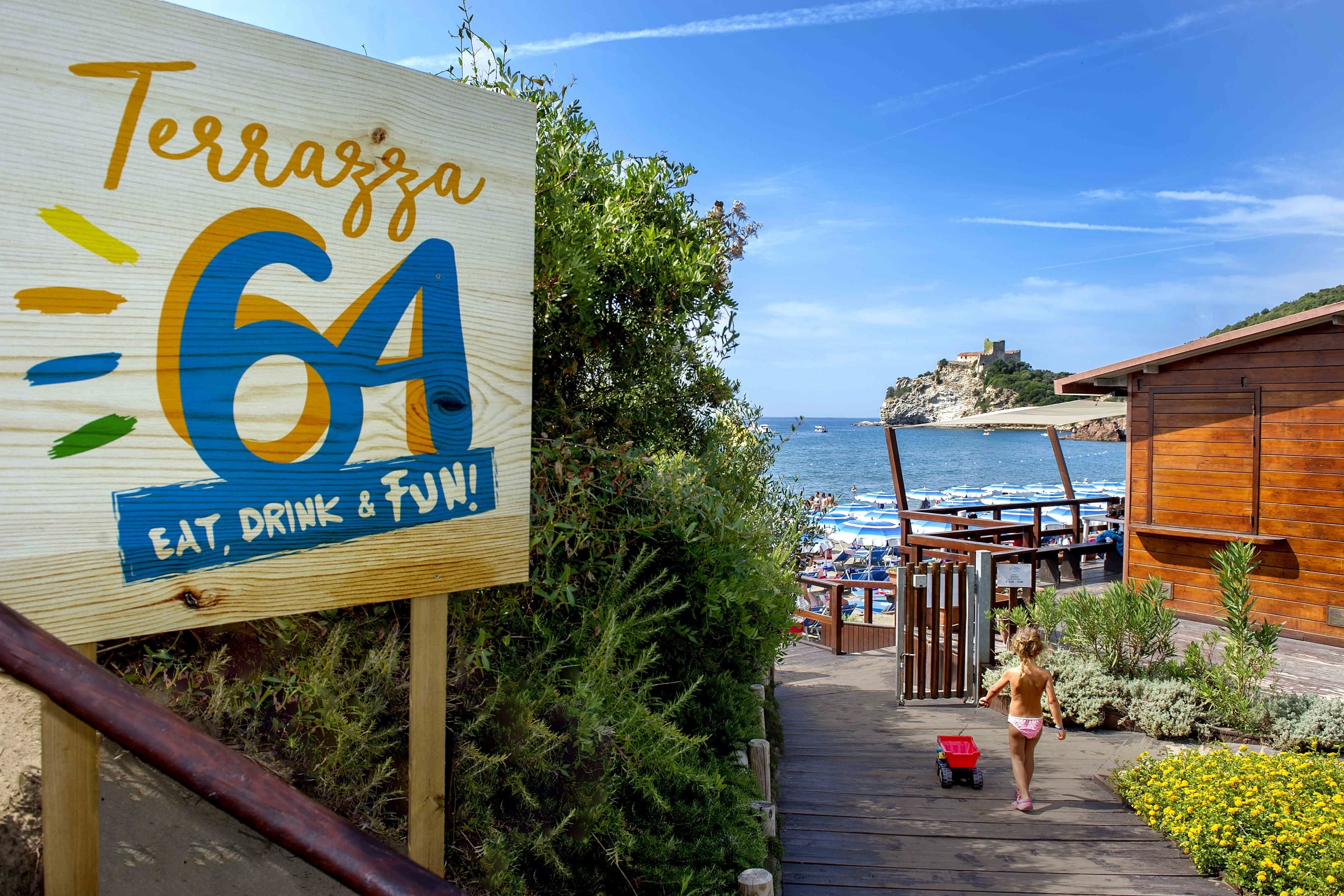 A scenery from Camping Village Baia Azzurra