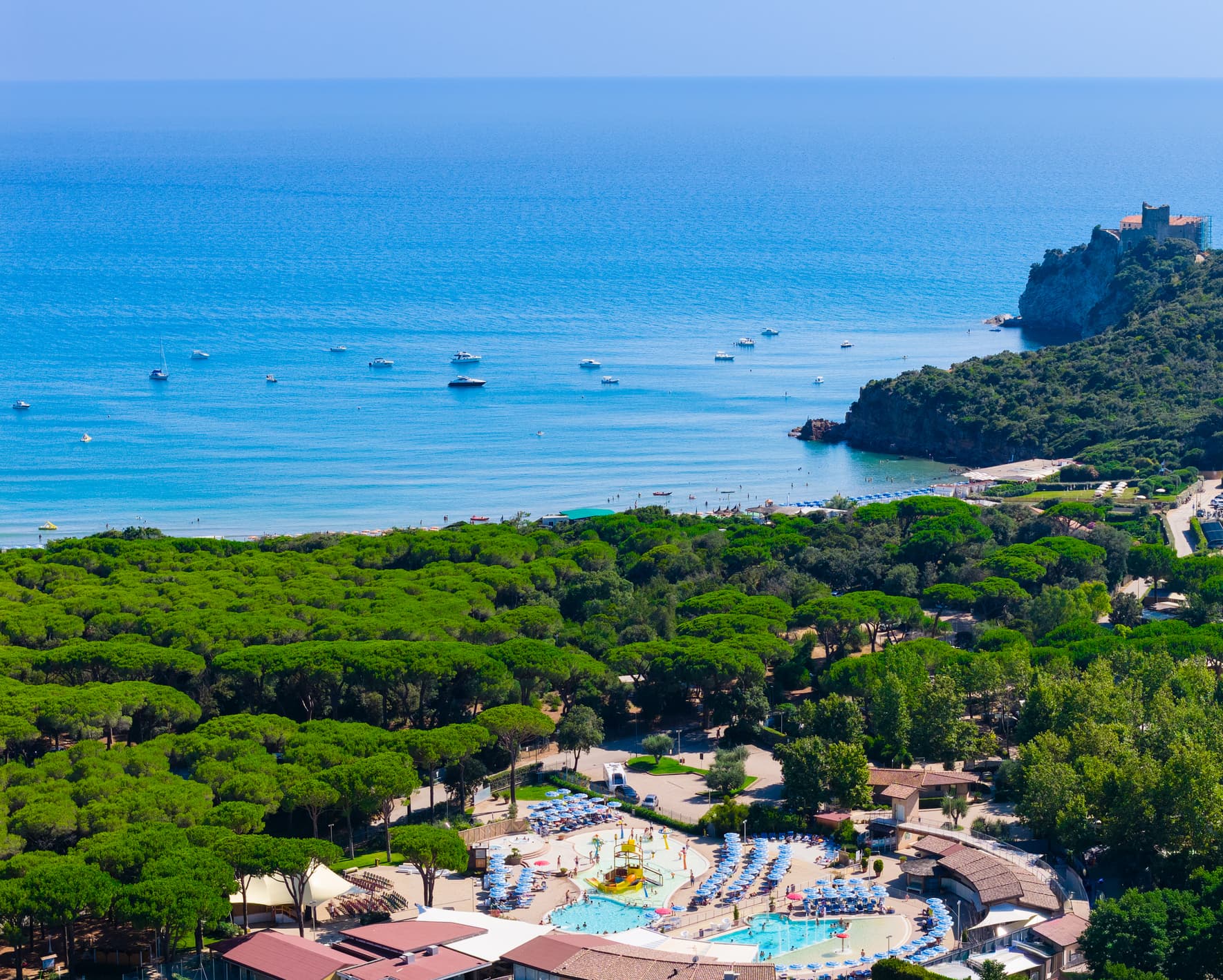 A scenery from Camping Village Baia Azzurra