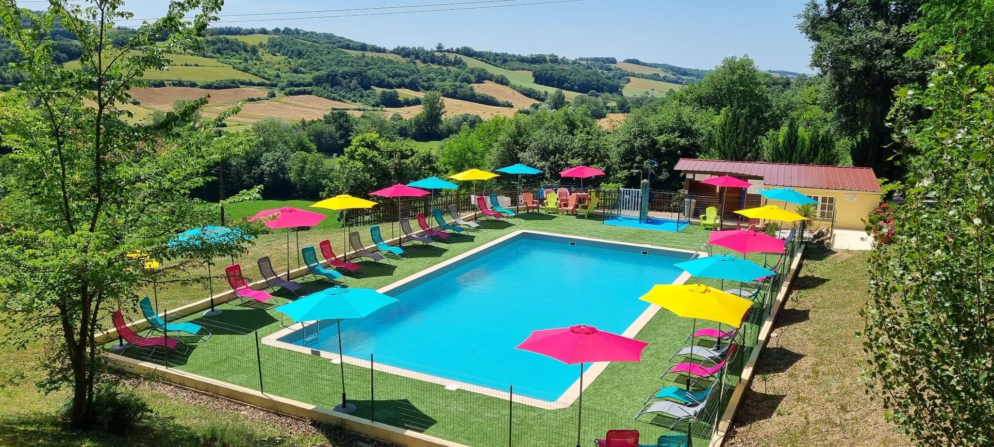 A scenery from Camping le Bourdieu