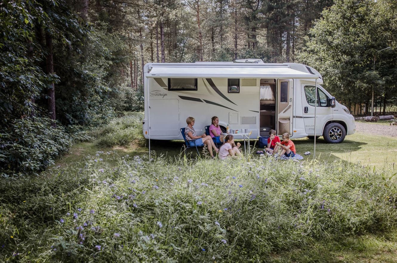 A scenery from Camping Siesta