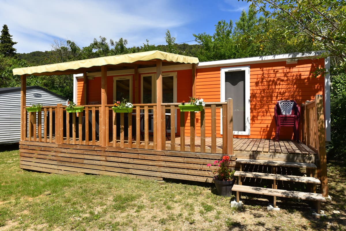 A scenery from Camping des Gorges