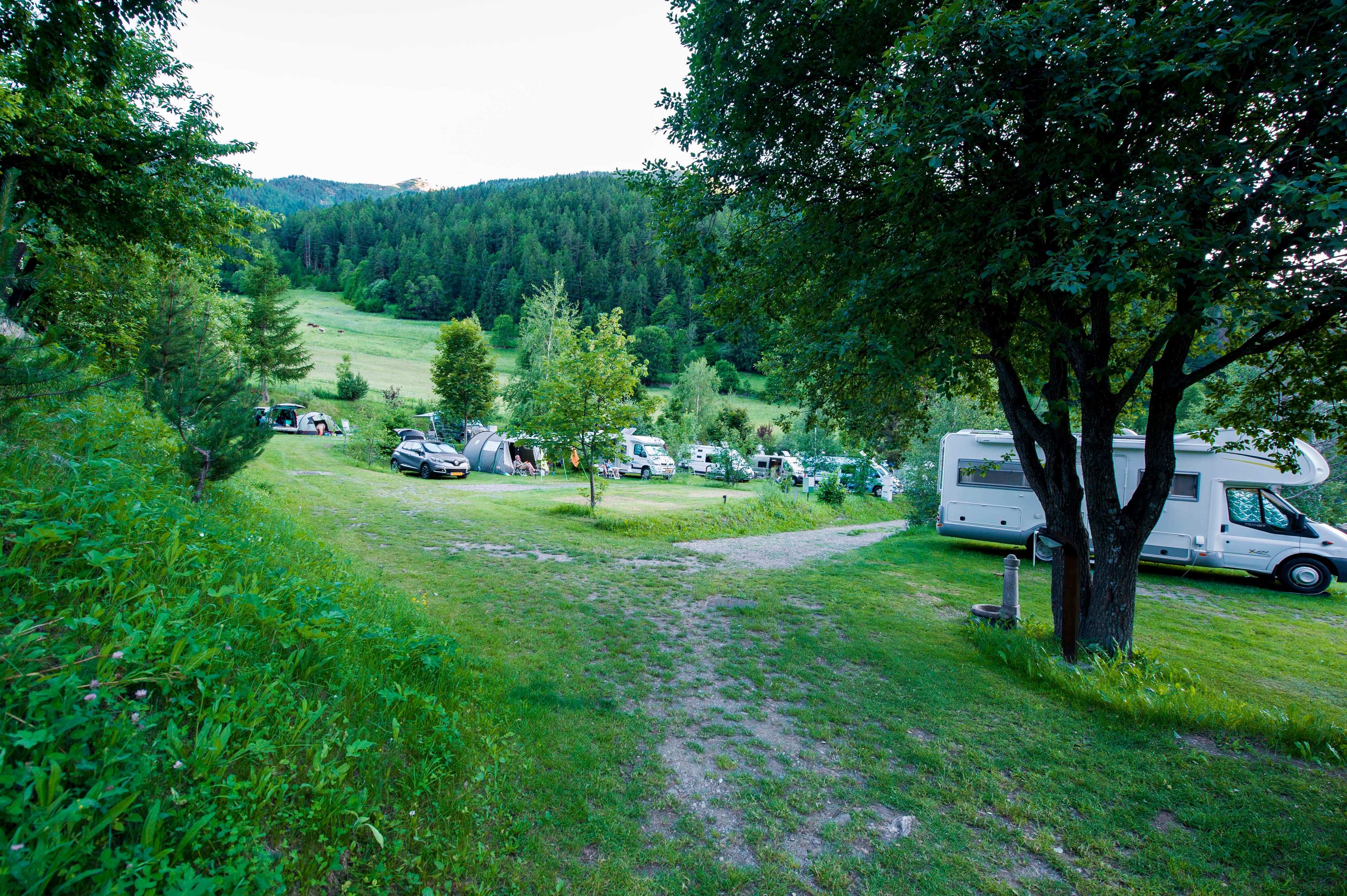 A scenery from Camping Tunnel International
