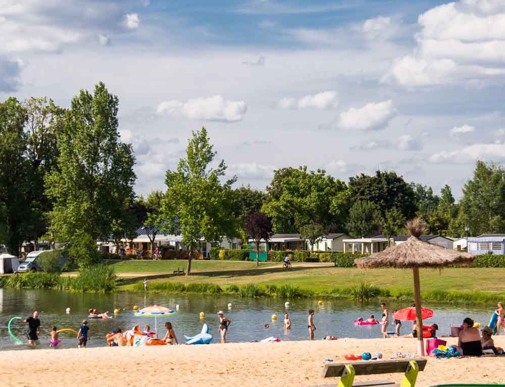 A scenery from Camping du Lac des Varennes